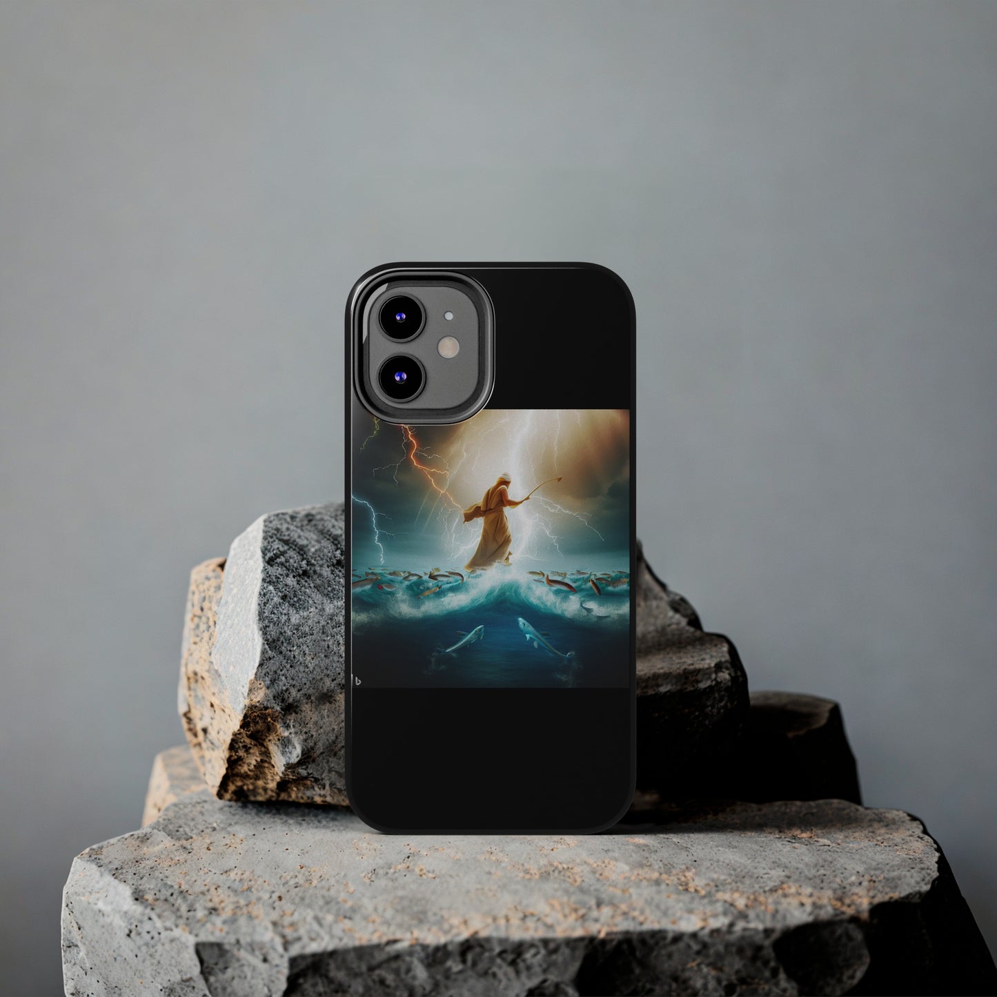 AImagination Collection iPhone Tough Case - "Fishing" - The God Ball Originals by Chris Rabalais (2024)