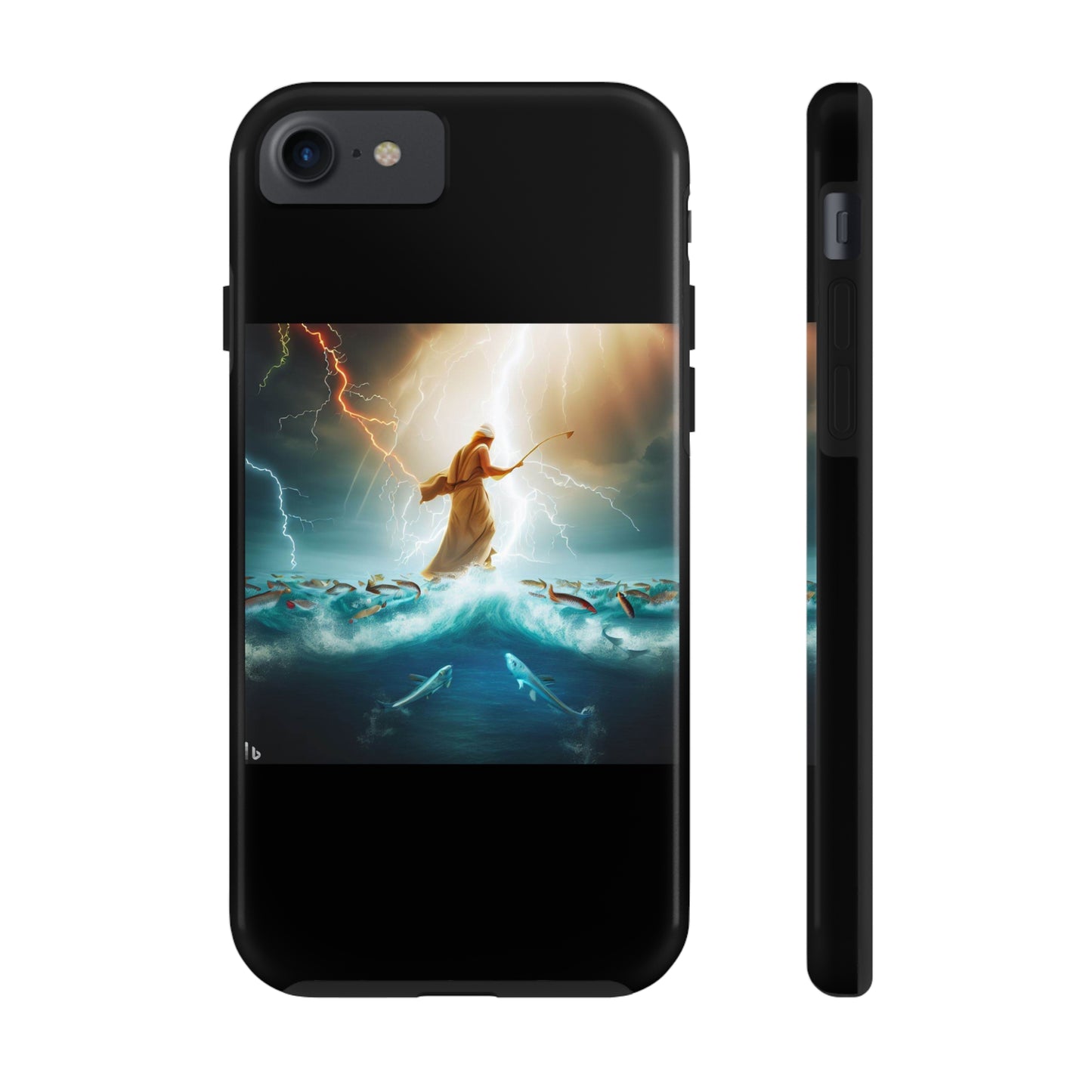 AImagination Collection iPhone Tough Case - "Fishing" - The God Ball Originals by Chris Rabalais (2024)