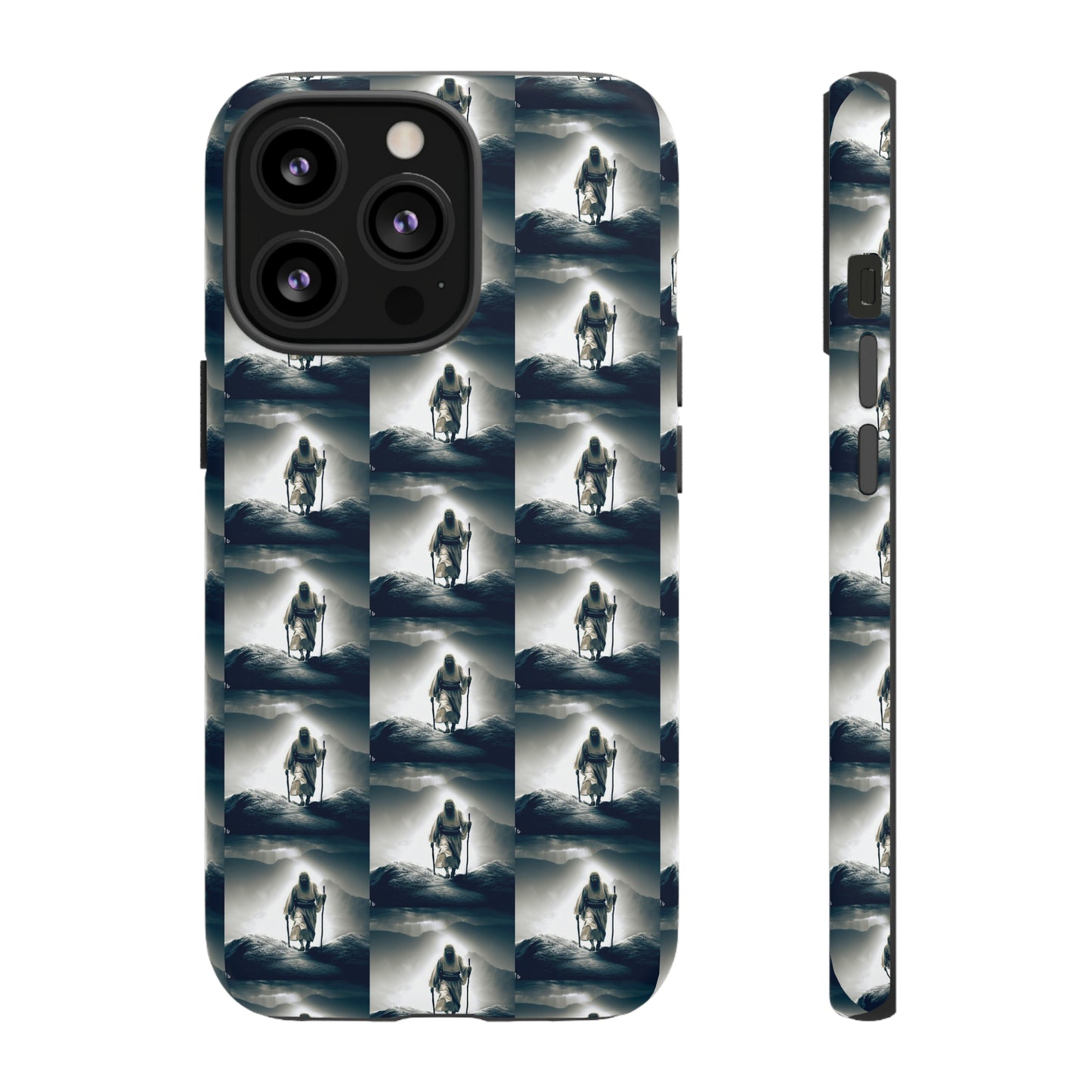 AImagination Collection iPhone Tough Case - "The Walk" - The God Ball Originals by Chris Rabalais (2024)
