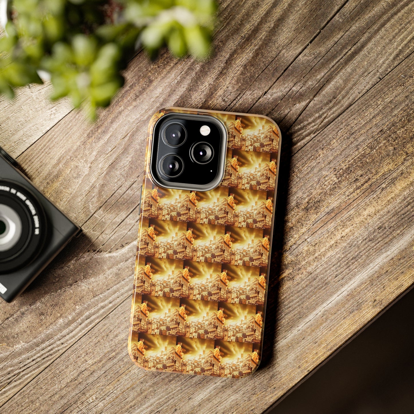 AImagination Collection Apple iPhone Tough Case - "The Golden Kingdom" - The God Ball Originals by Chris Rabalais