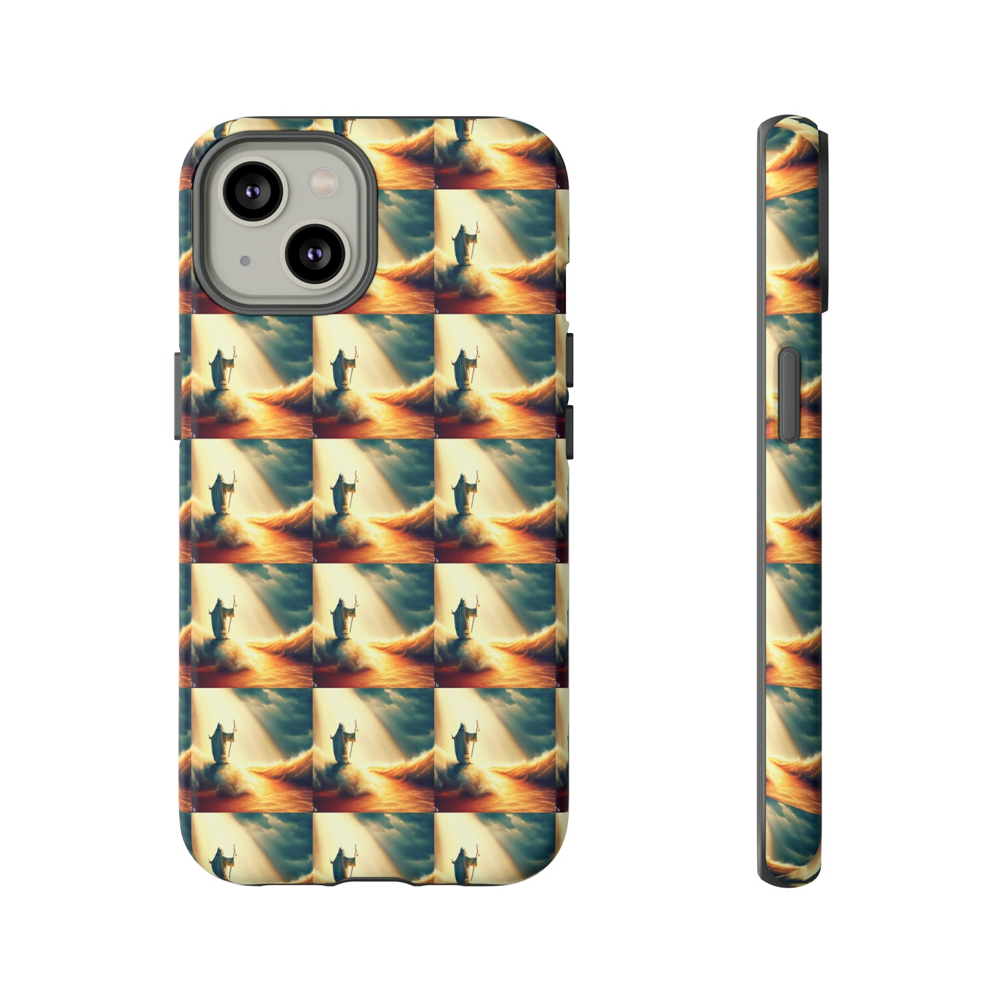 AImagination Collection iPhone Tough Case - "Parting the Sea" - The God Ball Originals by Chris Rabalais (2024)
