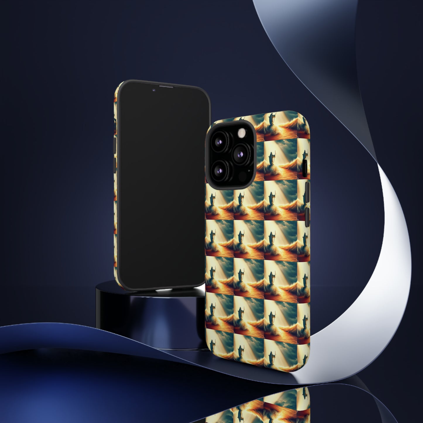 AImagination Collection iPhone Tough Case - "Parting the Sea" - The God Ball Originals by Chris Rabalais (2024)