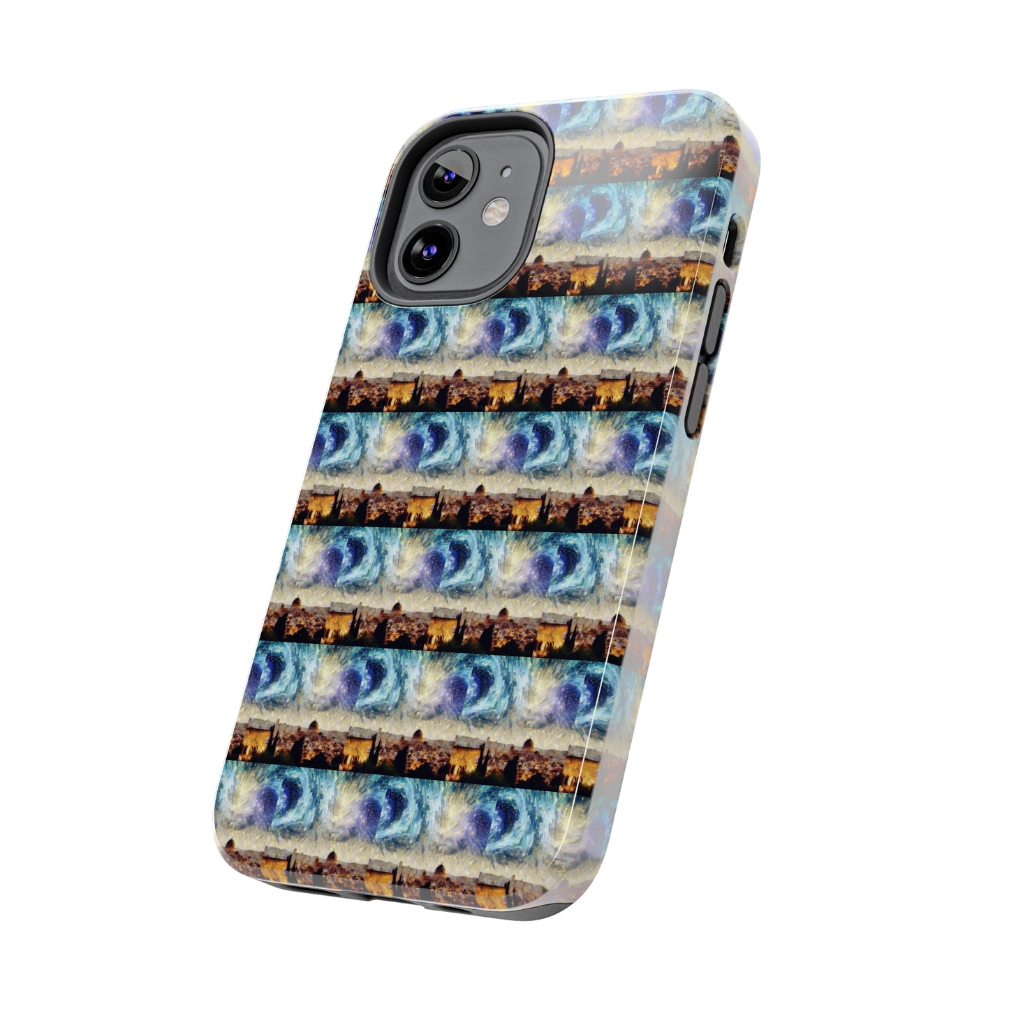 AImagination Collection iPhone Tough Case - "Starry Jerusalem" - The God Ball Originals by Chris Rabalais (2024)