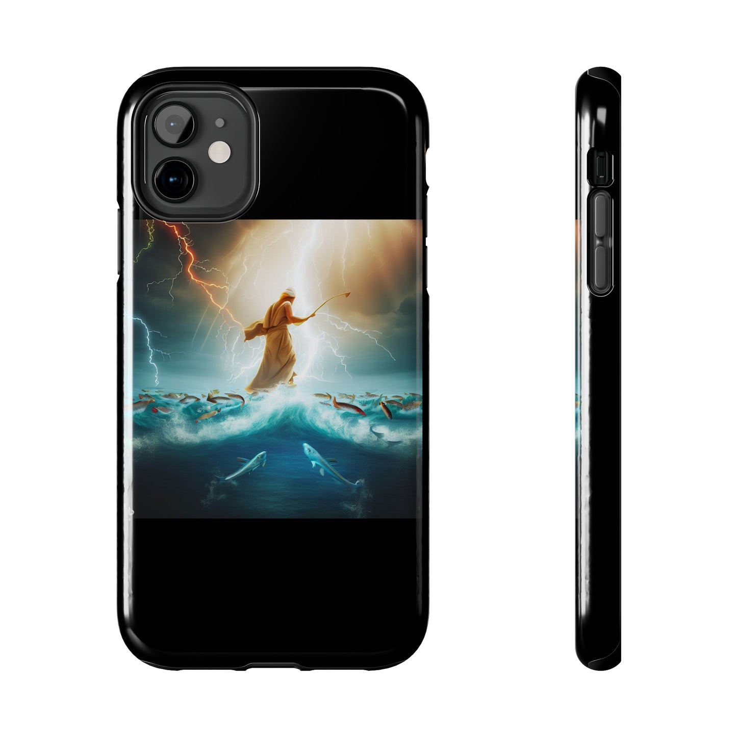 AImagination Collection iPhone Tough Case - "Fishing" - The God Ball Originals by Chris Rabalais (2024)