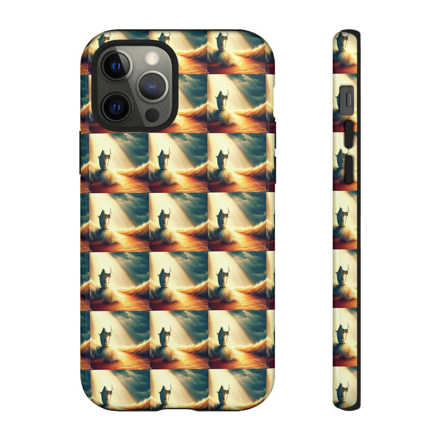AImagination Collection iPhone Tough Case - "Parting the Sea" - The God Ball Originals by Chris Rabalais (2024)