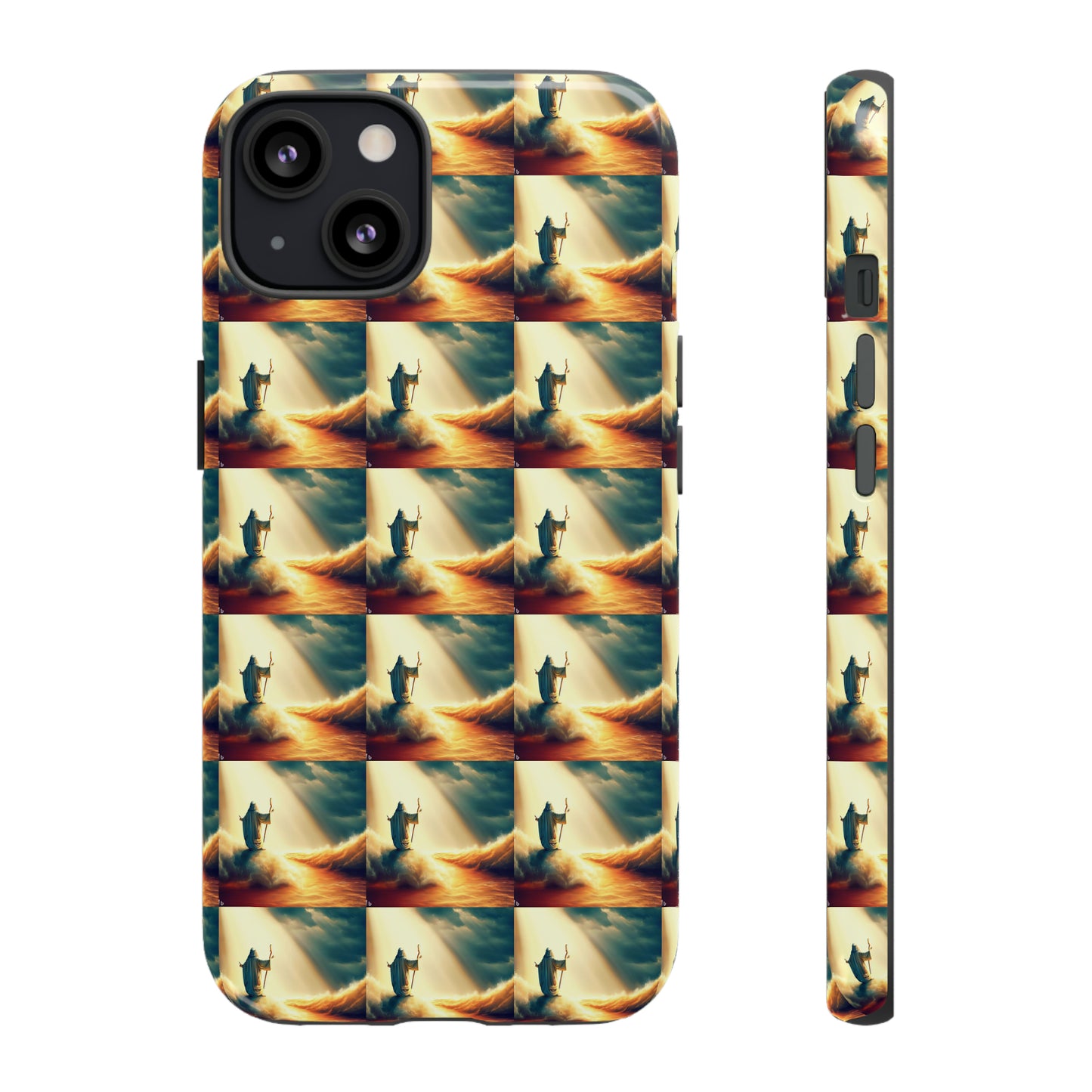 AImagination Collection iPhone Tough Case - "Parting the Sea" - The God Ball Originals by Chris Rabalais (2024)
