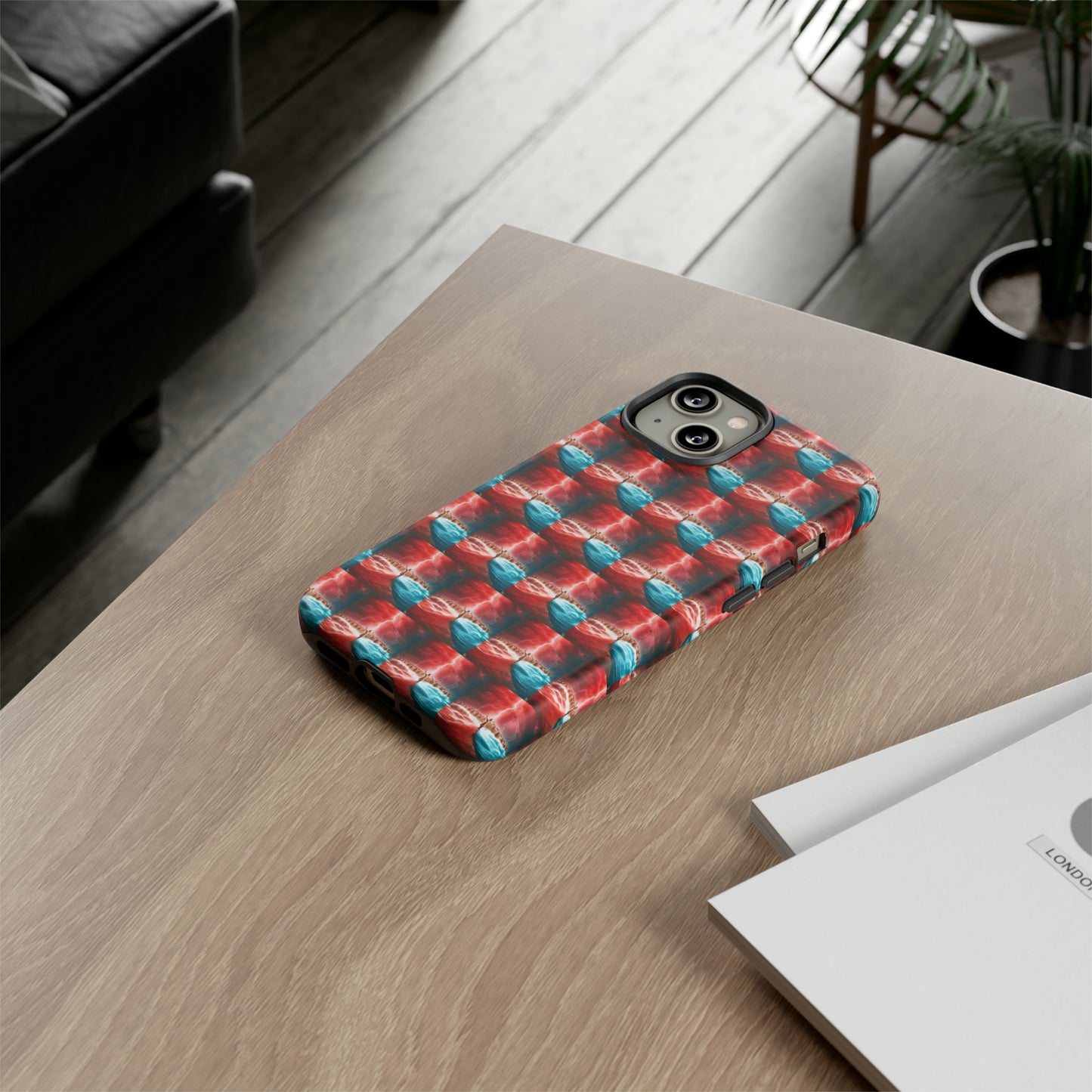 AImagination Collection iPhone Tough Case - "Standing in the Gap" - The God Ball Originals by Chris Rabalais (2024)