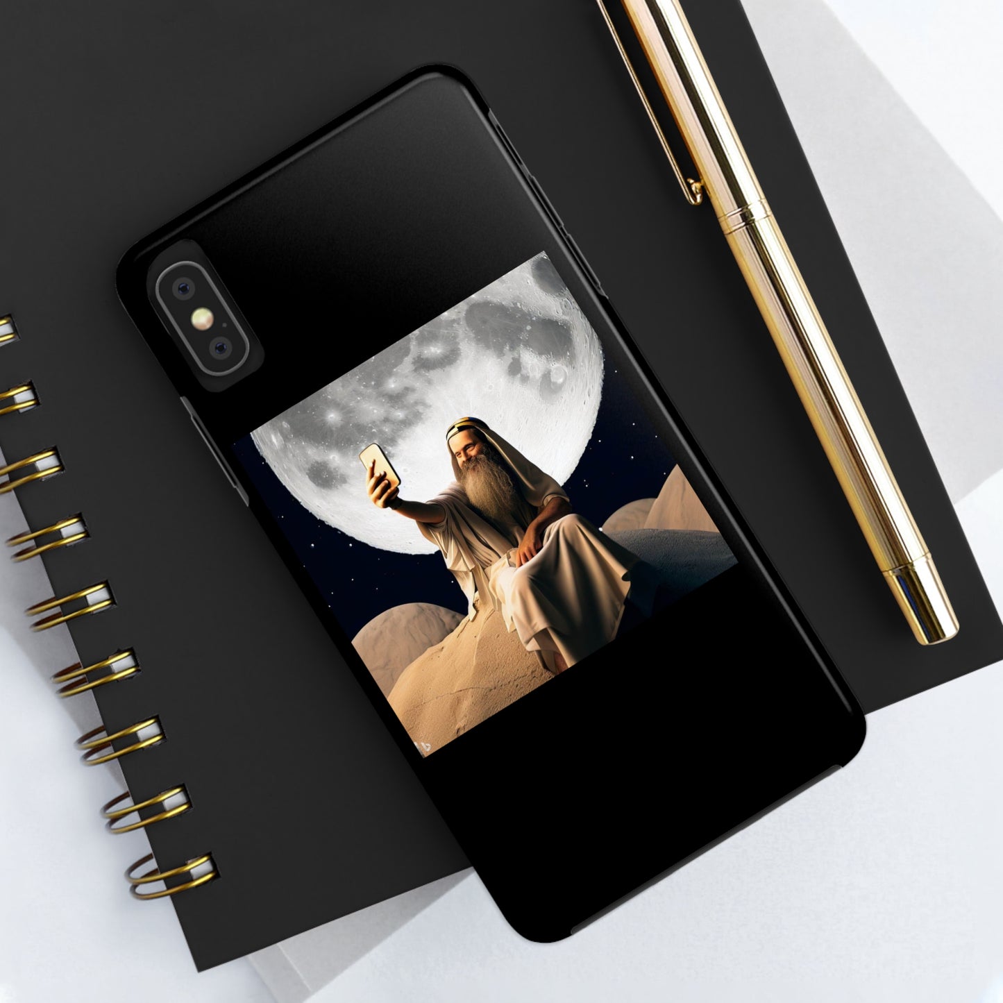 AImagination Collection iPhone Tough Case - "The Old and The New" - The God Ball Originals by Chris Rabalais (2024)