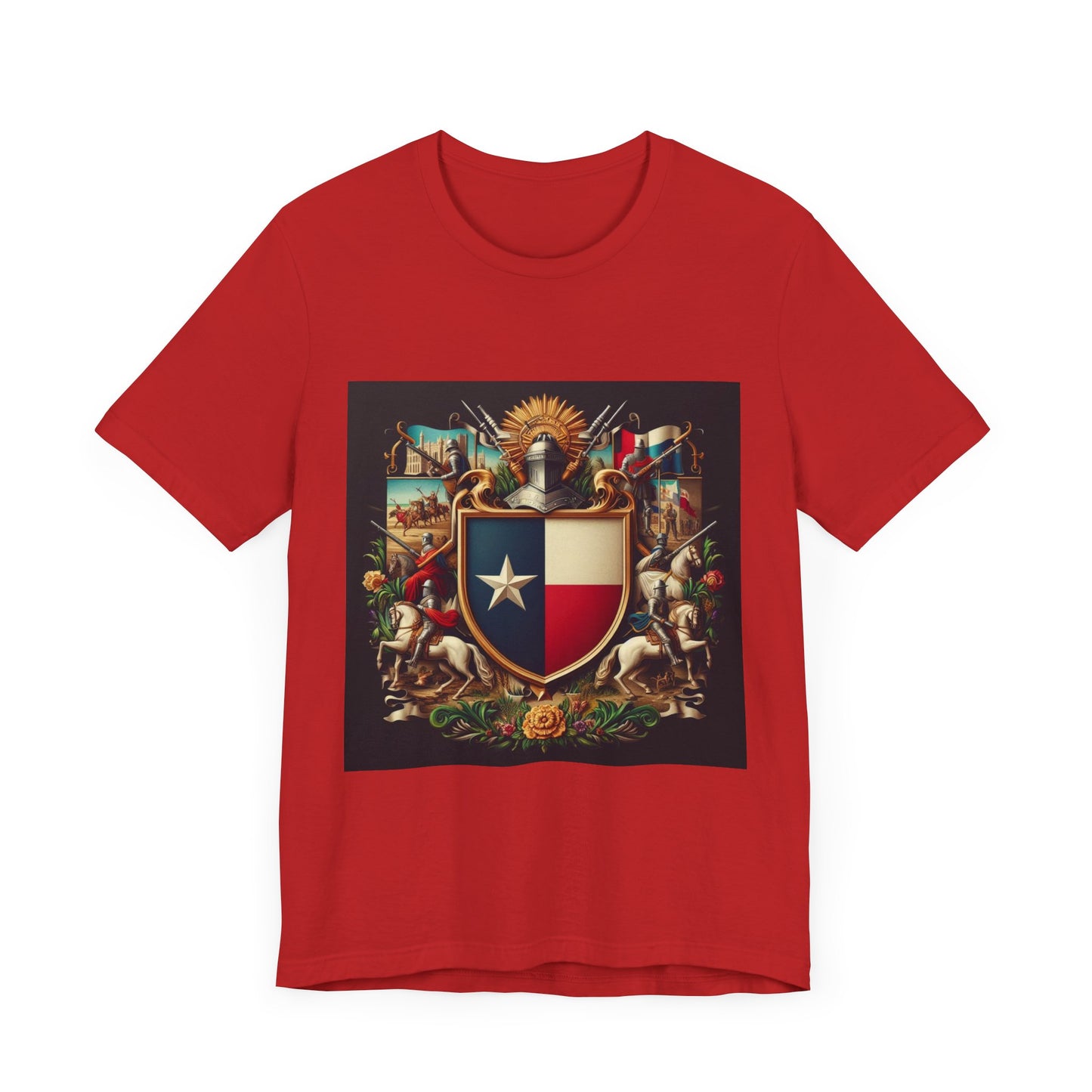 Texas Vintage Christian Crusader - Unisex Jersey Tee - USA - 100% Charity Benefit - The God Vote Collection by Chris Rabalais