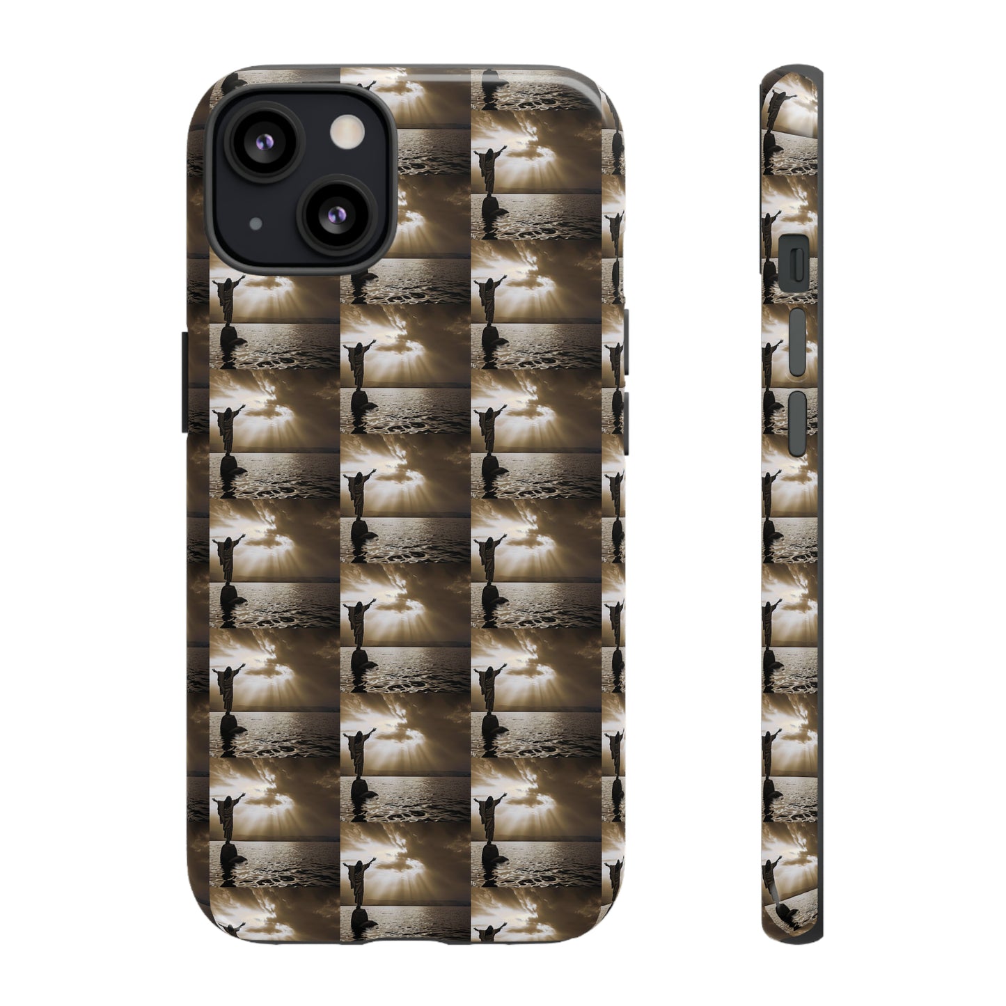 AImagination Collection iPhone Tough Case - "Here I Am" - The God Ball Originals by Chris Rabalais (2024)