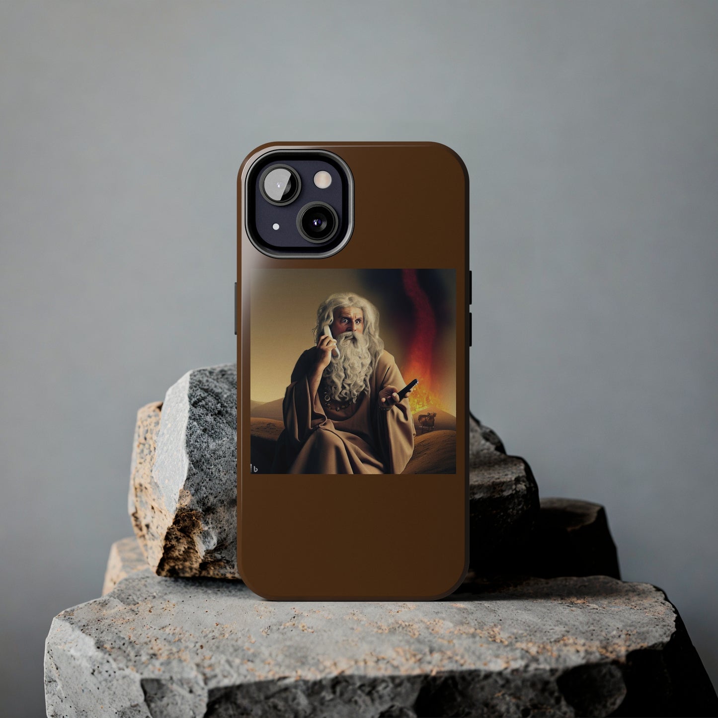 AImagination Collection iPhone Tough Case - "Warning Ignored" - The God Ball Originals by Chris Rabalais (2024)