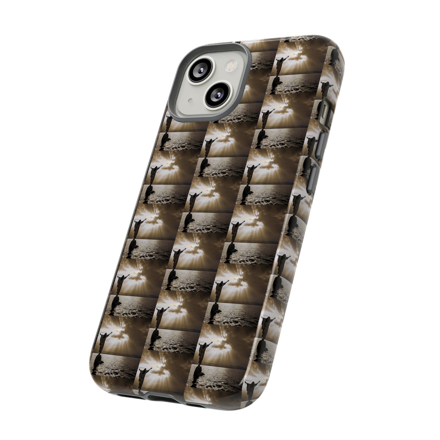 AImagination Collection iPhone Tough Case - "Here I Am" - The God Ball Originals by Chris Rabalais (2024)