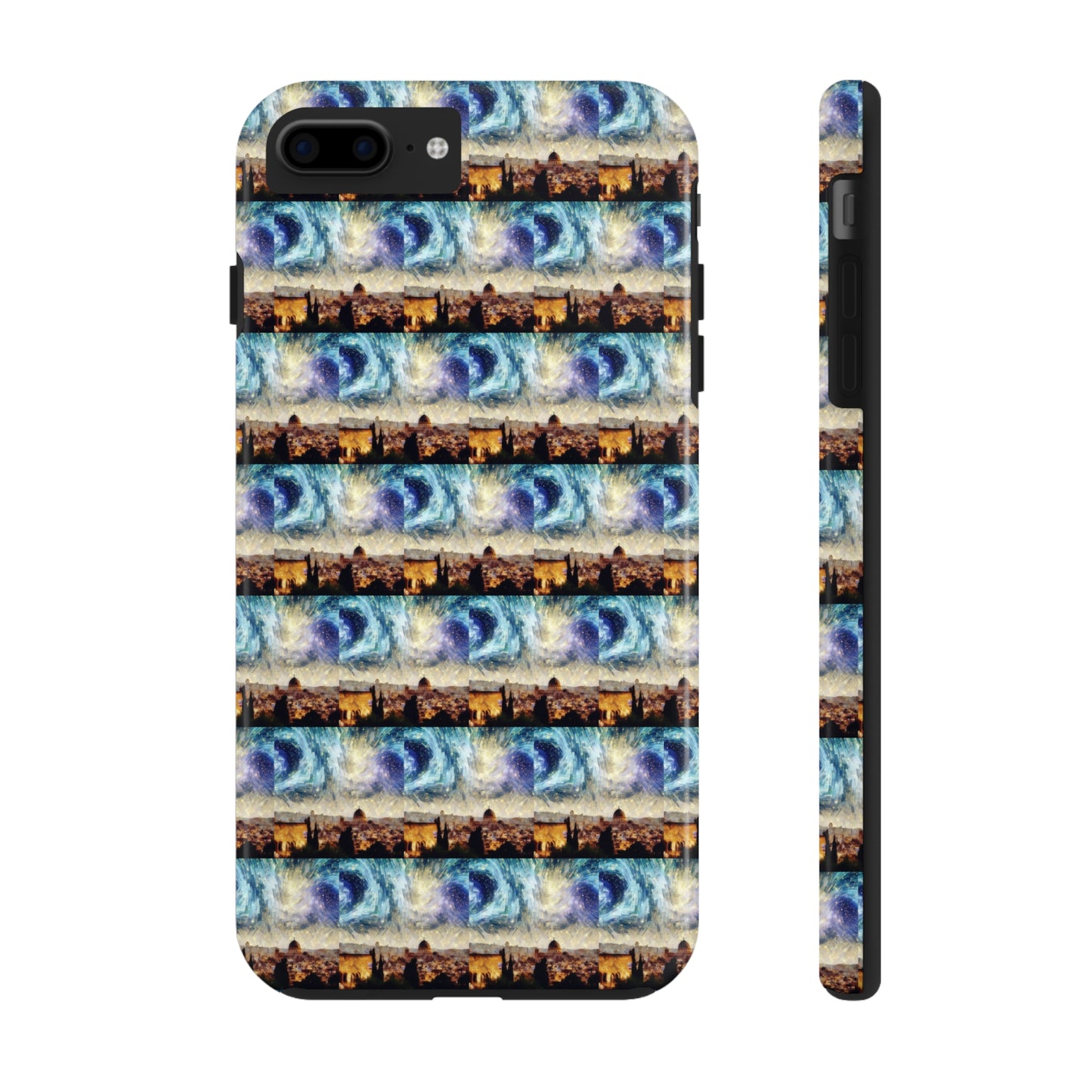 AImagination Collection iPhone Tough Case - "Starry Jerusalem" - The God Ball Originals by Chris Rabalais (2024)