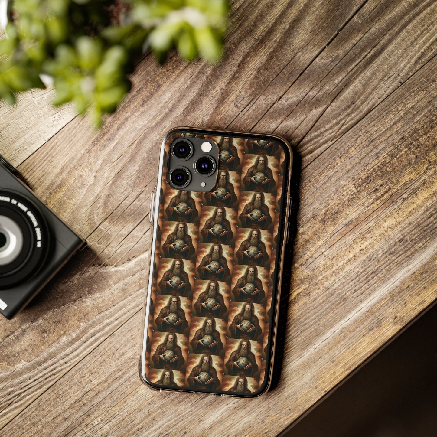 AImagination Collection Soft Phone Cases - "Yahweh's World" - The God Ball Originals by Chris Rabalais (2024)