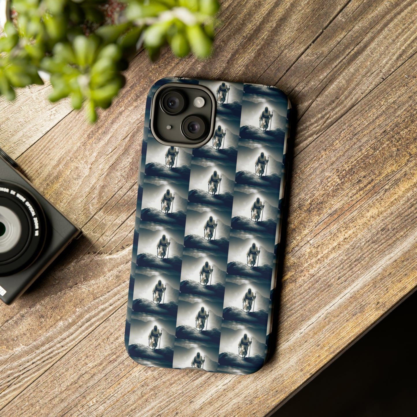 AImagination Collection iPhone Tough Case - "The Walk" - The God Ball Originals by Chris Rabalais (2024)
