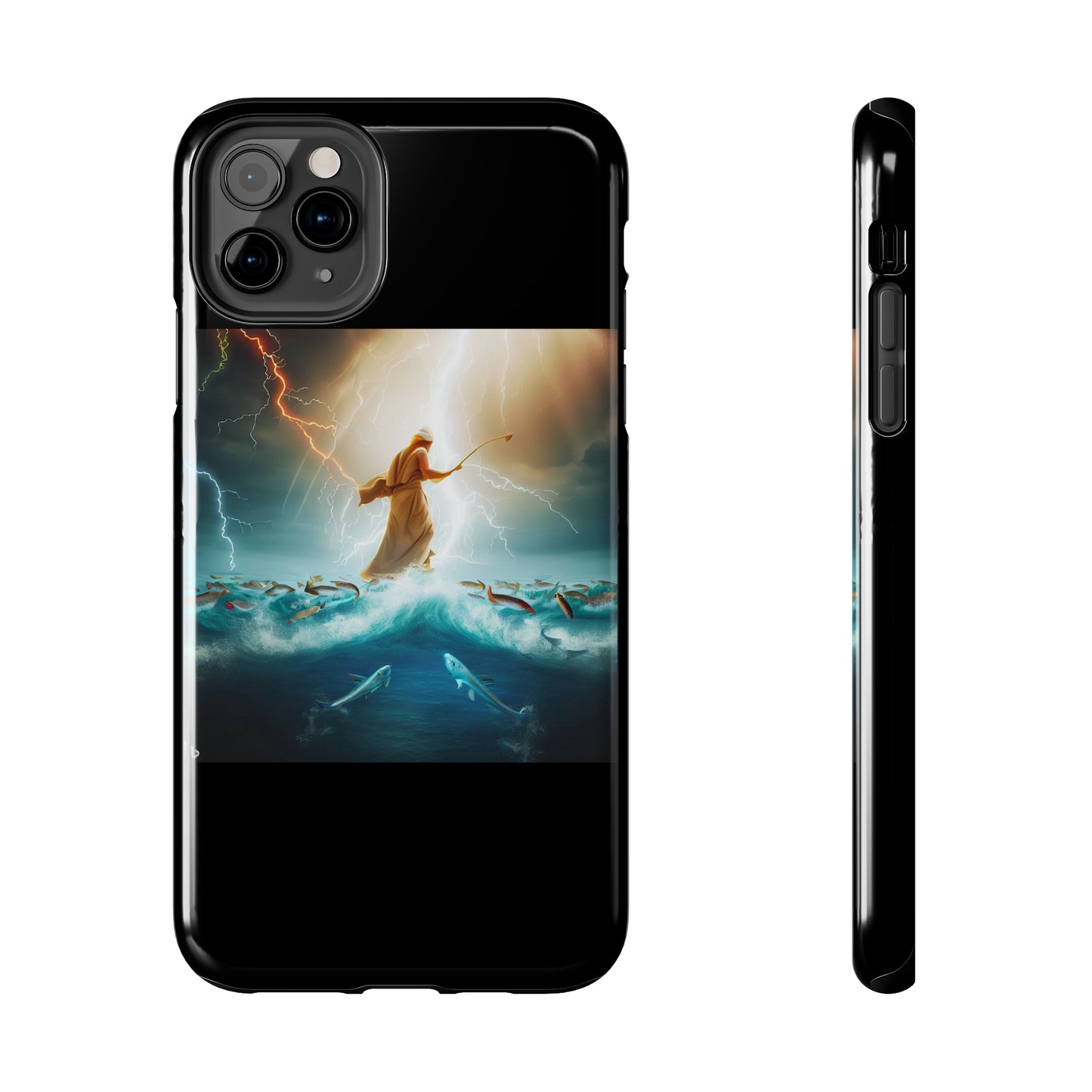 AImagination Collection iPhone Tough Case - "Fishing" - The God Ball Originals by Chris Rabalais (2024)
