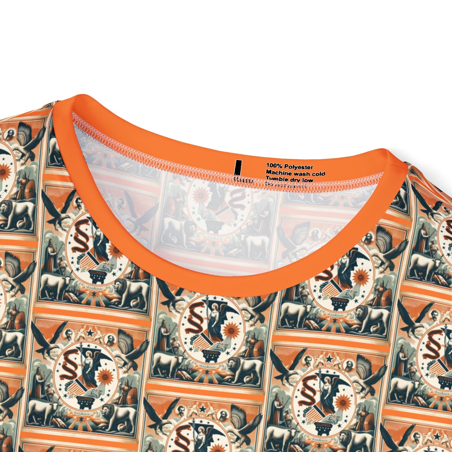 Illinois Vintage Christian Crusader - Premium Sports Jersey - USA - 100% Charity Benefit - The God Vote Collection by Chris Rabalais