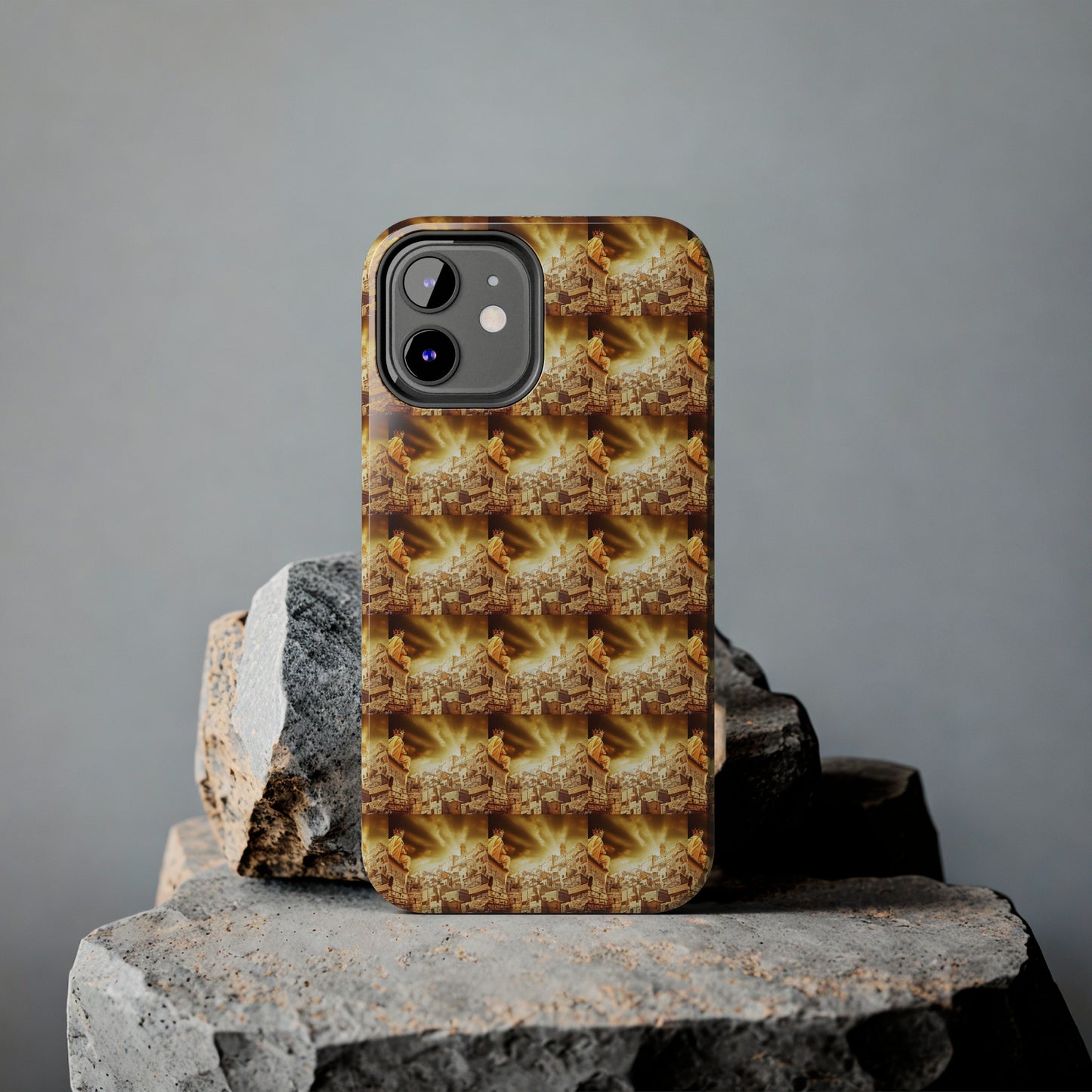 AImagination Collection Apple iPhone Tough Case - "The Golden Kingdom" - The God Ball Originals by Chris Rabalais