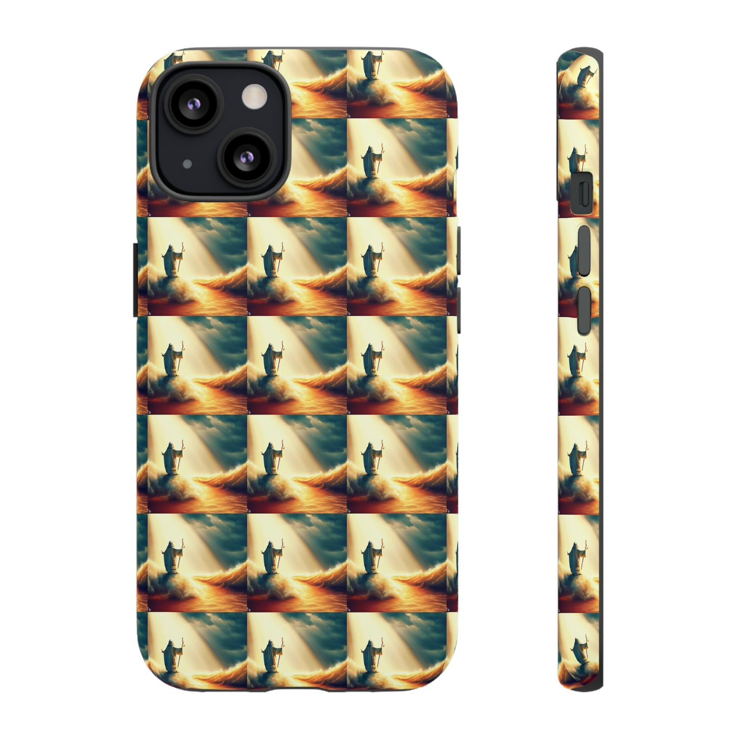 AImagination Collection iPhone Tough Case - "Parting the Sea" - The God Ball Originals by Chris Rabalais (2024)