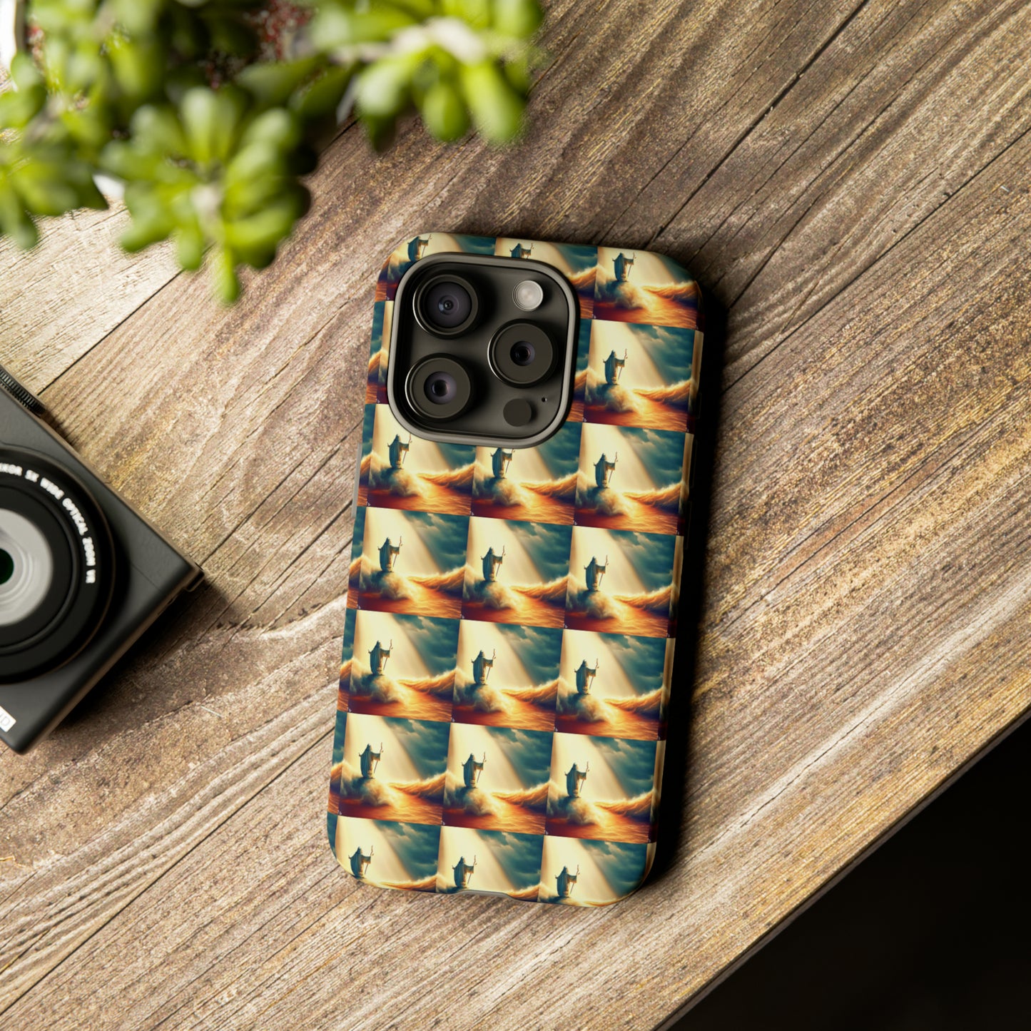 AImagination Collection iPhone Tough Case - "Parting the Sea" - The God Ball Originals by Chris Rabalais (2024)