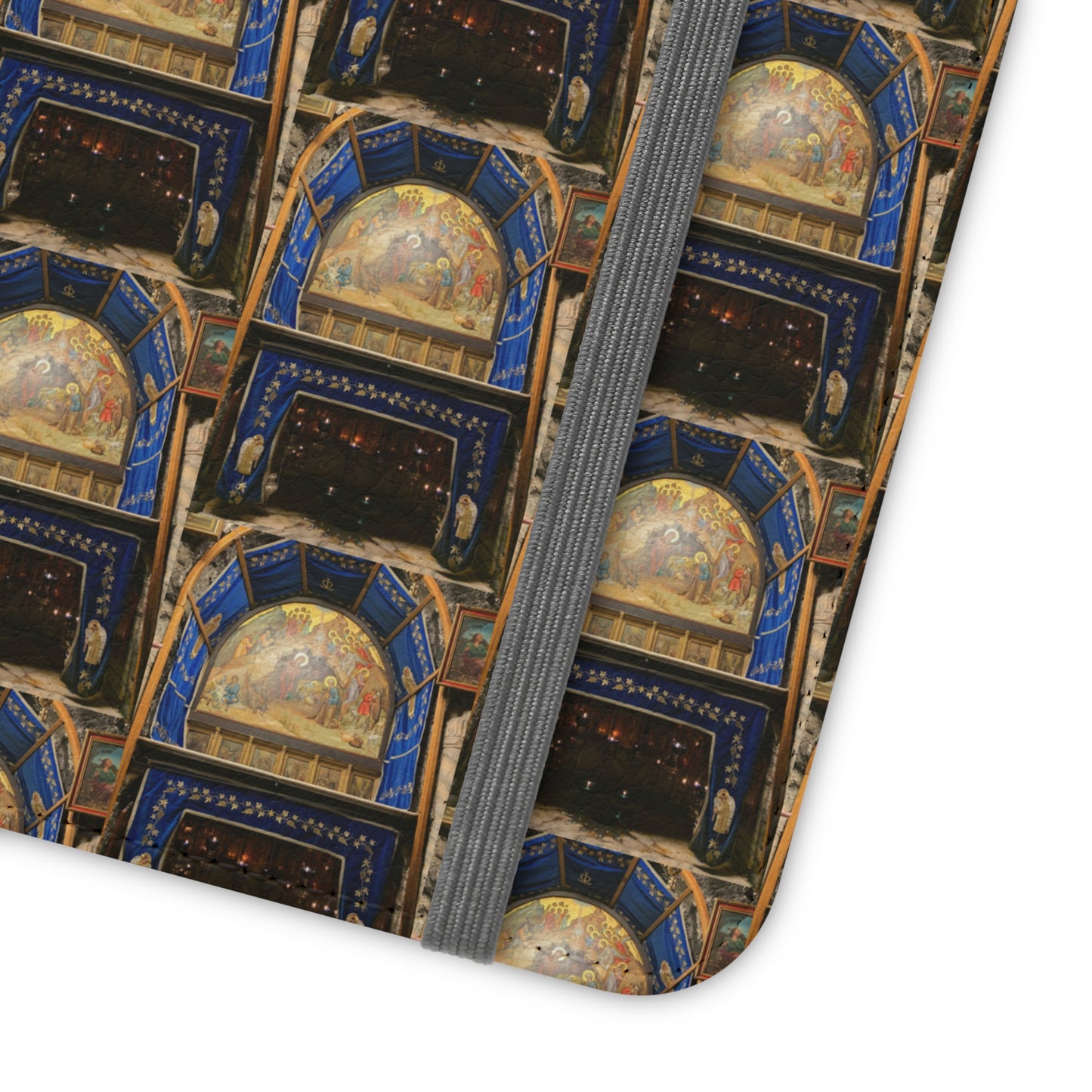 Holy Land Origins Apple iPhone Flip Cases - Church of the Nativity at Bethlehem - The God Ball Originals by Chris Rabalais (2024)