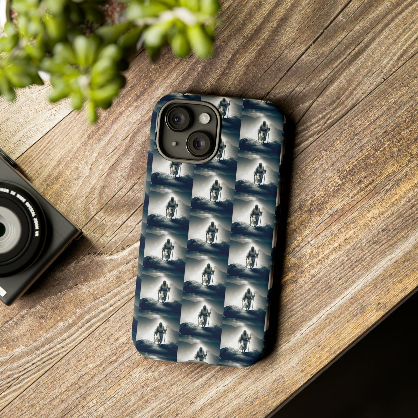 AImagination Collection iPhone Tough Case - "The Walk" - The God Ball Originals by Chris Rabalais (2024)