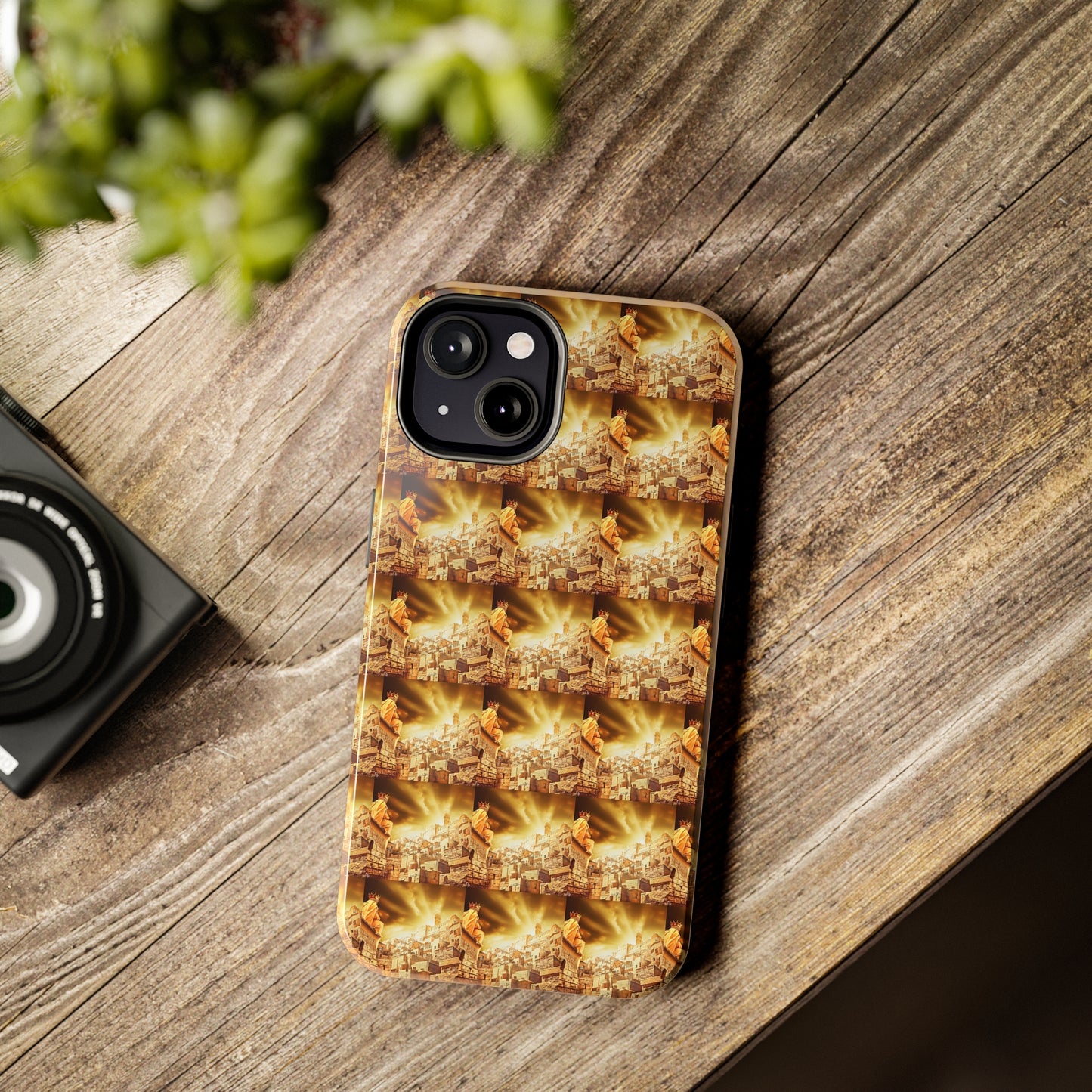 AImagination Collection Apple iPhone Tough Case - "The Golden Kingdom" - The God Ball Originals by Chris Rabalais