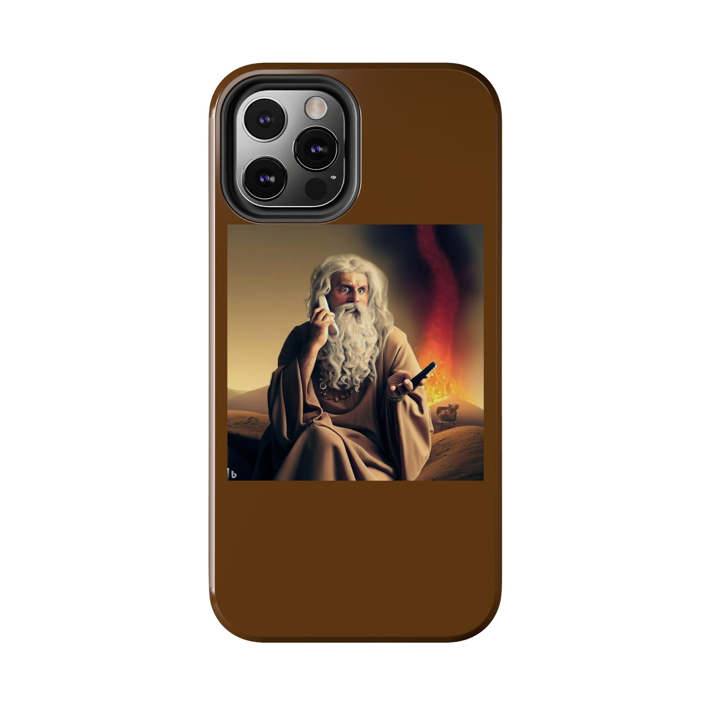 AImagination Collection iPhone Tough Case - "Warning Ignored" - The God Ball Originals by Chris Rabalais (2024)