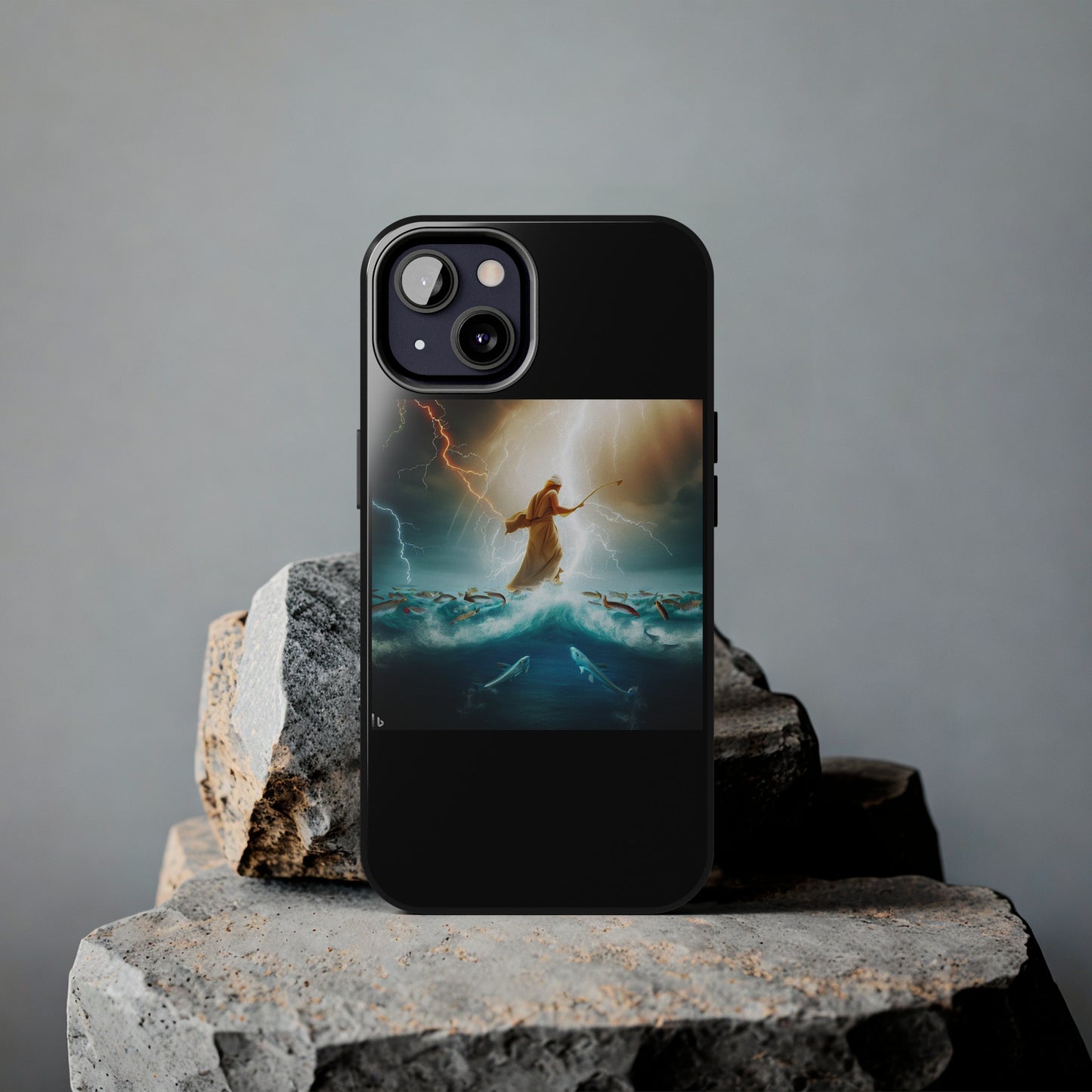 AImagination Collection iPhone Tough Case - "Fishing" - The God Ball Originals by Chris Rabalais (2024)