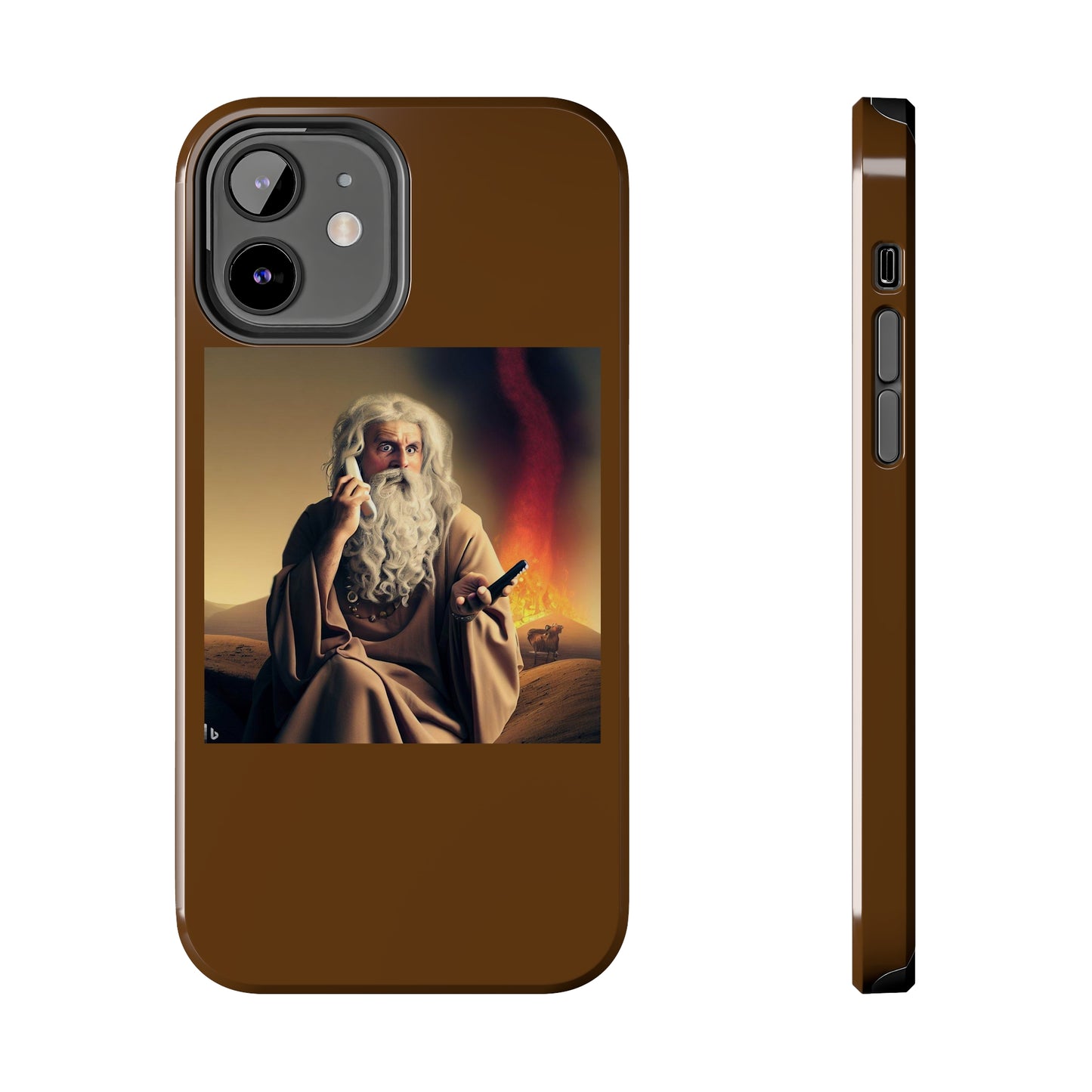 AImagination Collection iPhone Tough Case - "Warning Ignored" - The God Ball Originals by Chris Rabalais (2024)