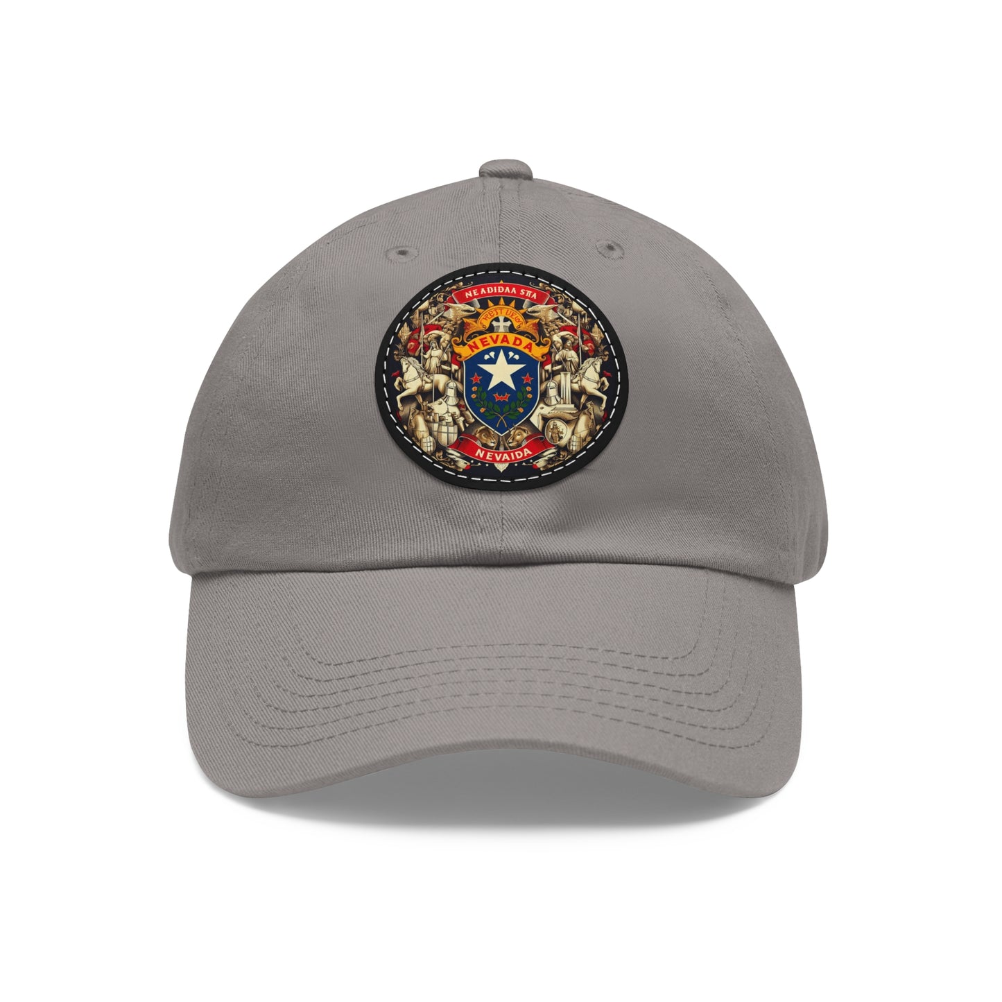 Nevada Vintage Christian Crusader Campaign Hat - Chino Twill Leather Logo - 100% Charity - The God Vote Collection by Chris Rabalais
