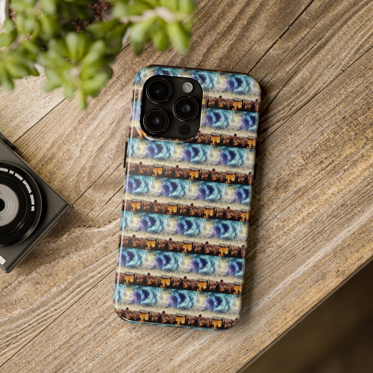 AImagination Collection iPhone Tough Case - "Starry Jerusalem" - The God Ball Originals by Chris Rabalais (2024)