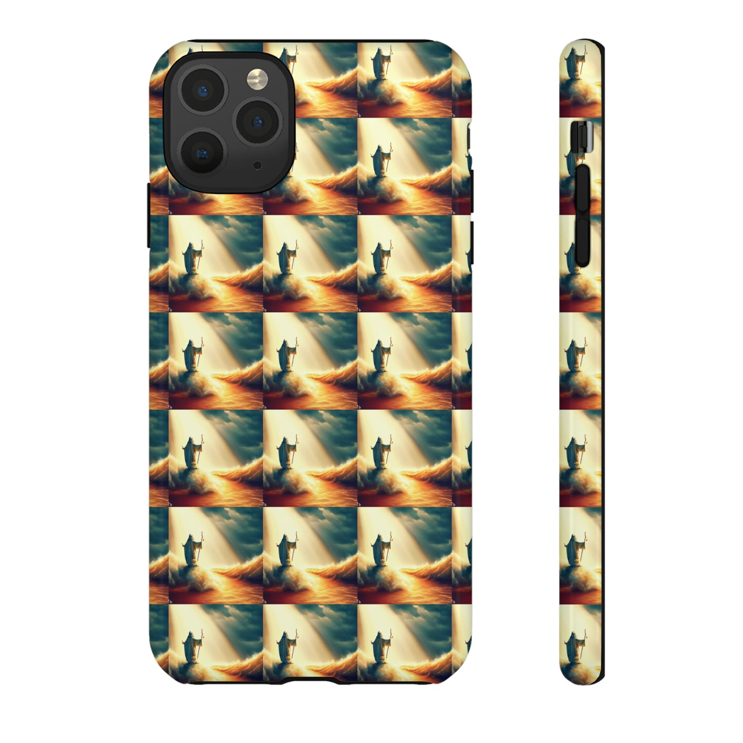 AImagination Collection iPhone Tough Case - "Parting the Sea" - The God Ball Originals by Chris Rabalais (2024)