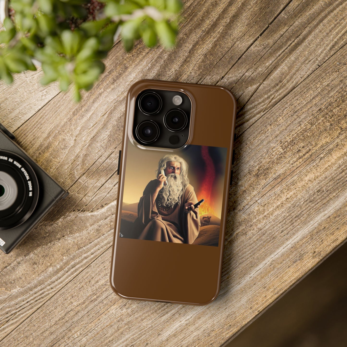 AImagination Collection iPhone Tough Case - "Warning Ignored" - The God Ball Originals by Chris Rabalais (2024)
