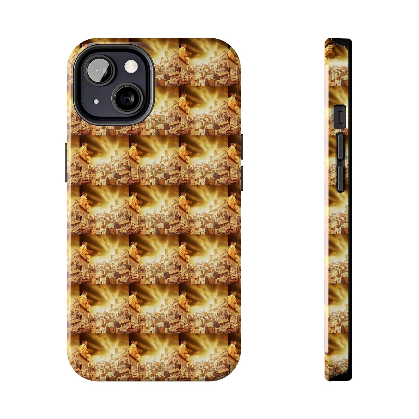 AImagination Collection Apple iPhone Tough Case - "The Golden Kingdom" - The God Ball Originals by Chris Rabalais