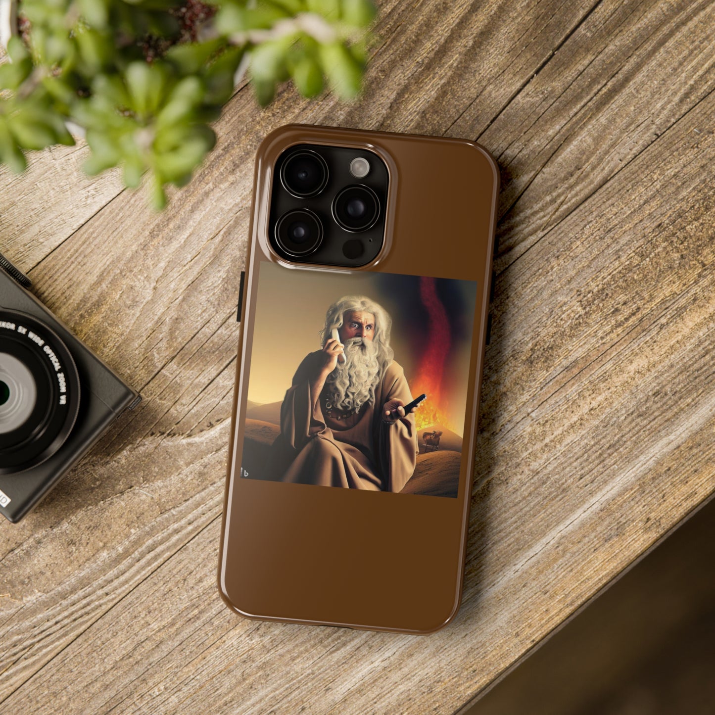 AImagination Collection iPhone Tough Case - "Warning Ignored" - The God Ball Originals by Chris Rabalais (2024)