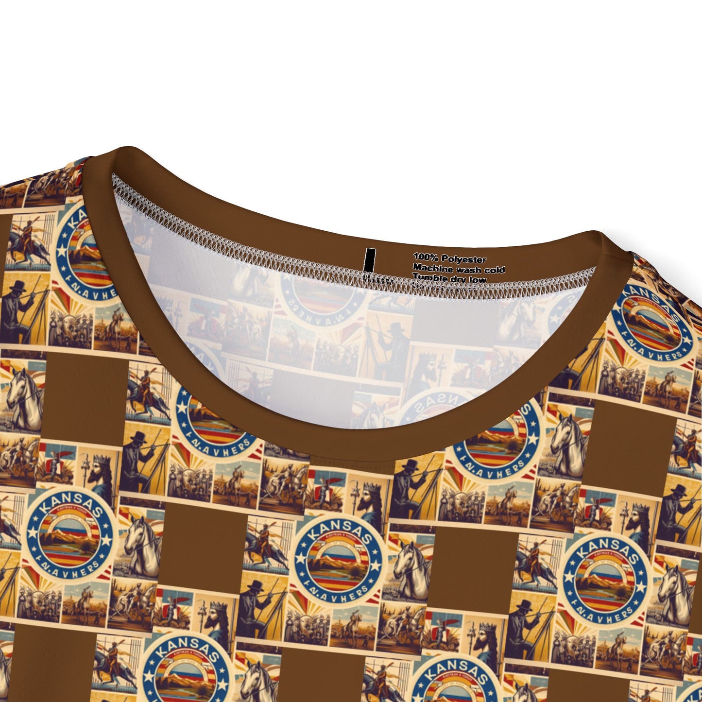 Kansas Vintage Christian Crusader - Premium Sports Jersey - USA - 100% Charity Benefit - The God Vote Collection by Chris Rabalais