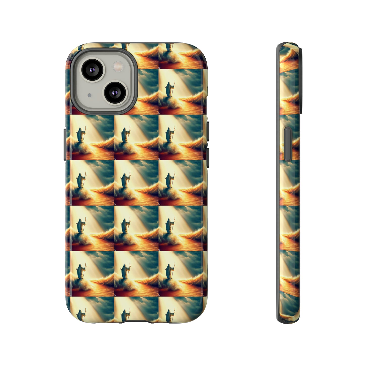 AImagination Collection iPhone Tough Case - "Parting the Sea" - The God Ball Originals by Chris Rabalais (2024)