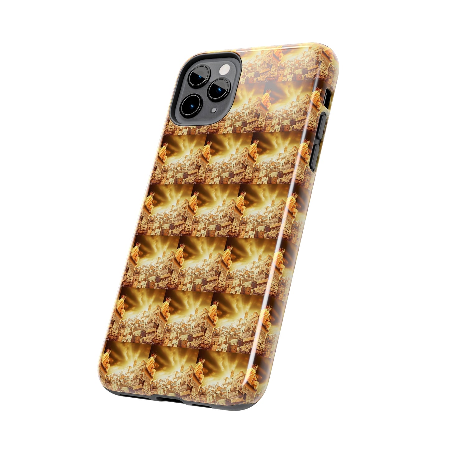AImagination Collection Apple iPhone Tough Case - "The Golden Kingdom" - The God Ball Originals by Chris Rabalais