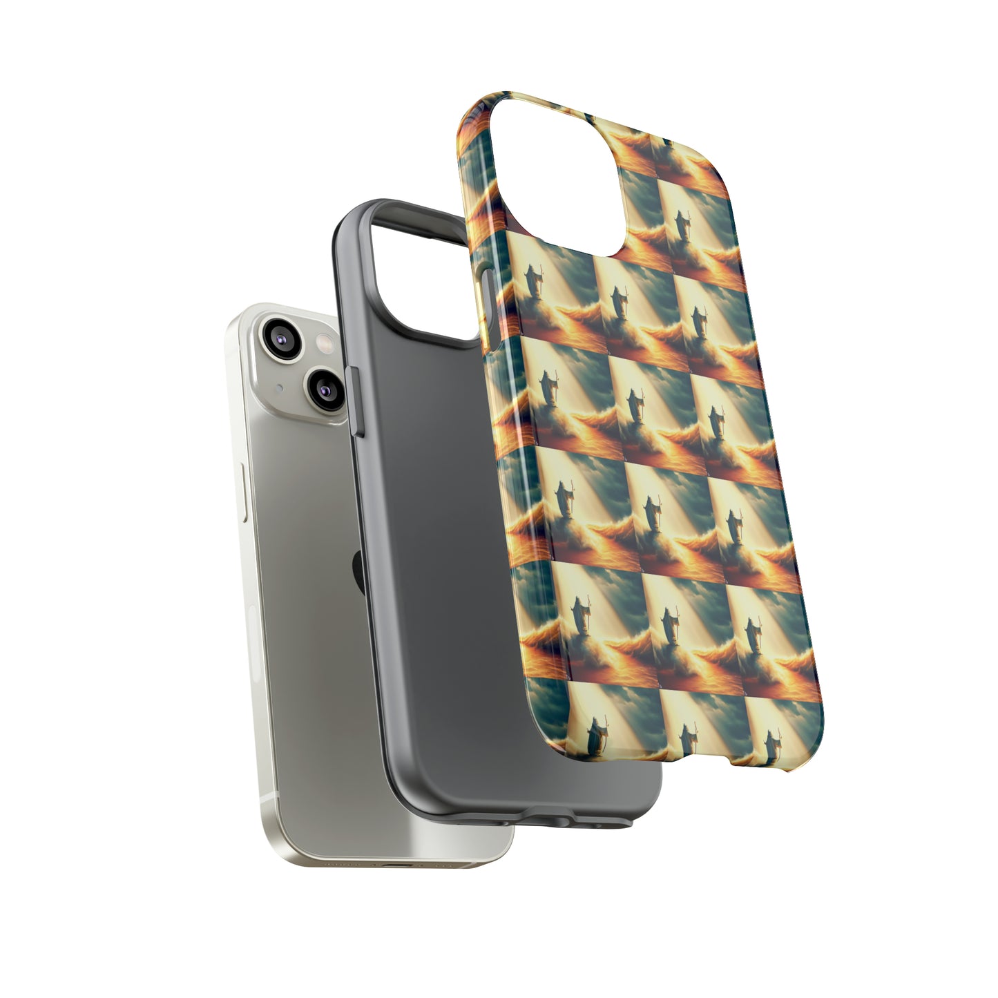 AImagination Collection iPhone Tough Case - "Parting the Sea" - The God Ball Originals by Chris Rabalais (2024)