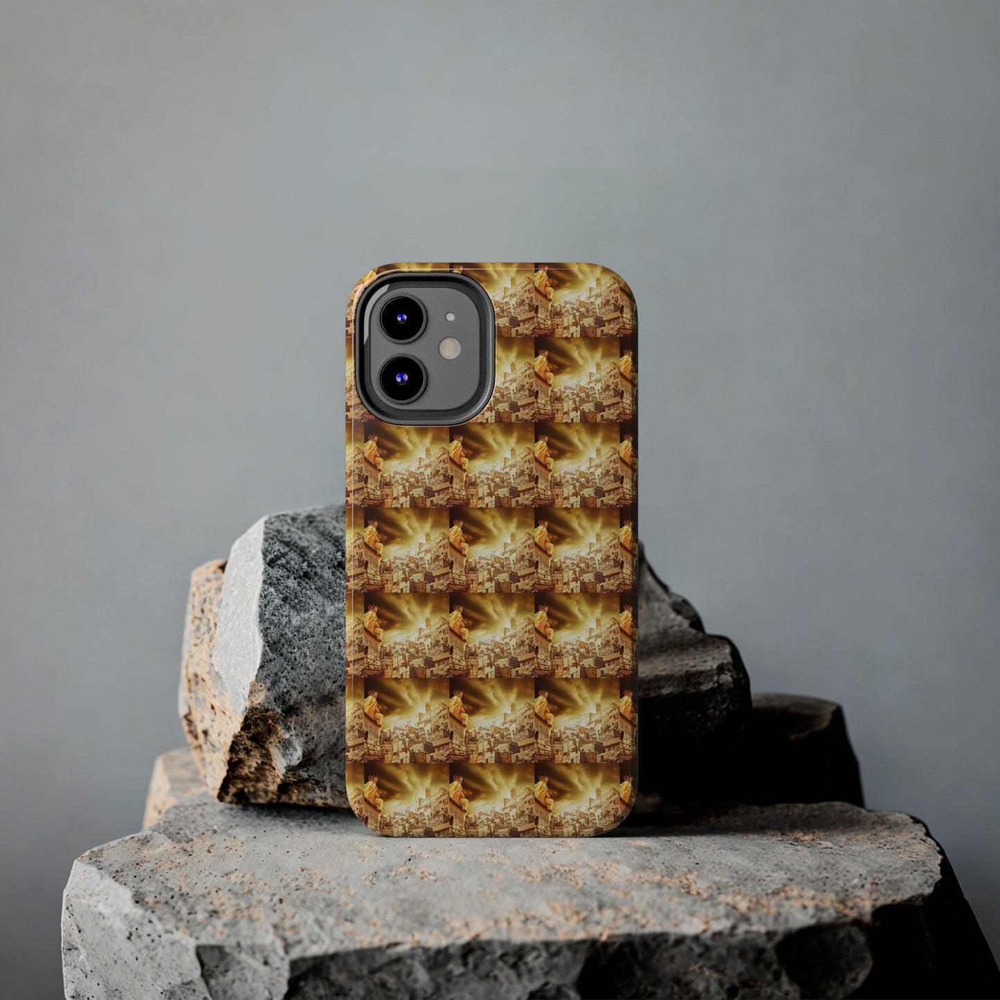 AImagination Collection Apple iPhone Tough Case - "The Golden Kingdom" - The God Ball Originals by Chris Rabalais