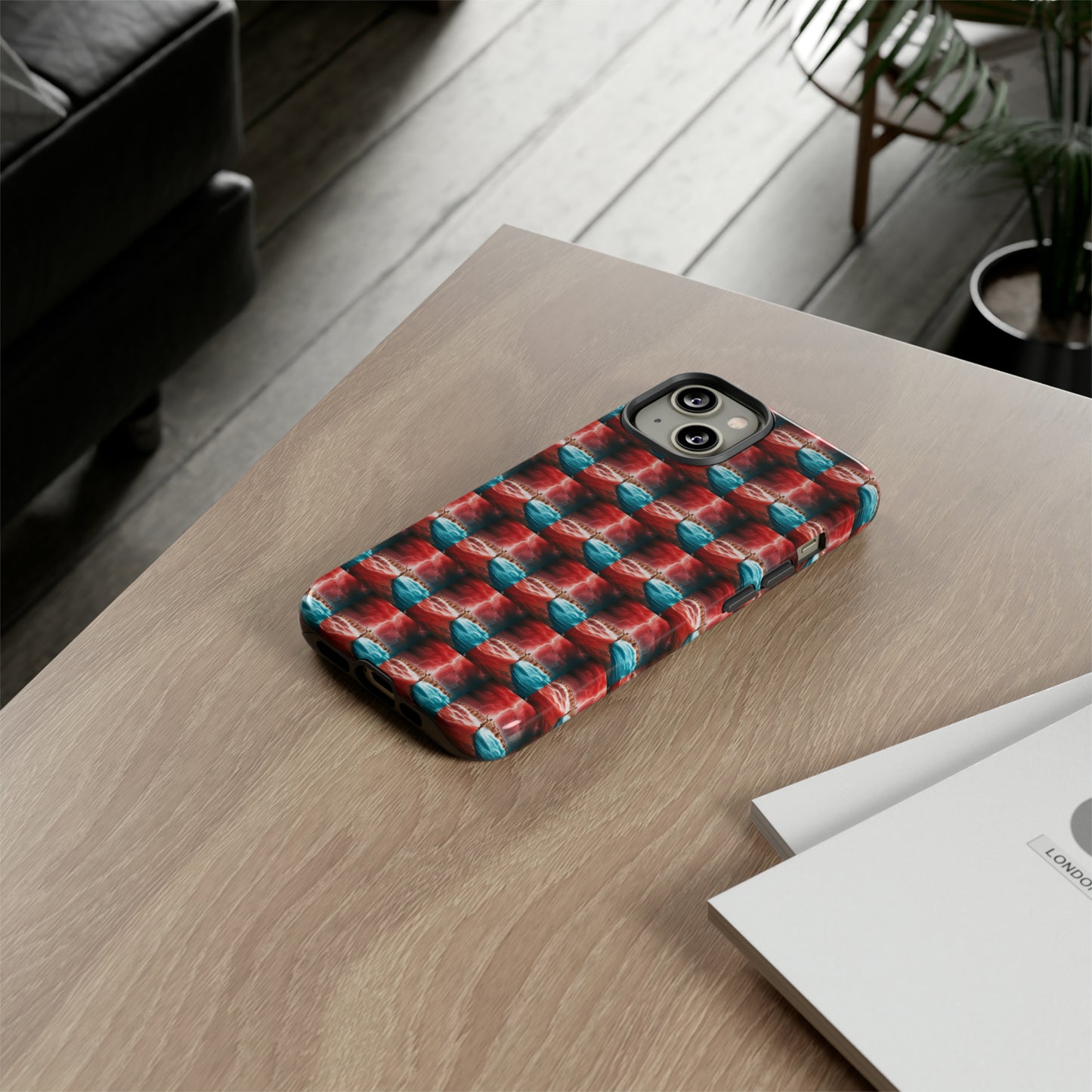 AImagination Collection iPhone Tough Case - "Standing in the Gap" - The God Ball Originals by Chris Rabalais (2024)