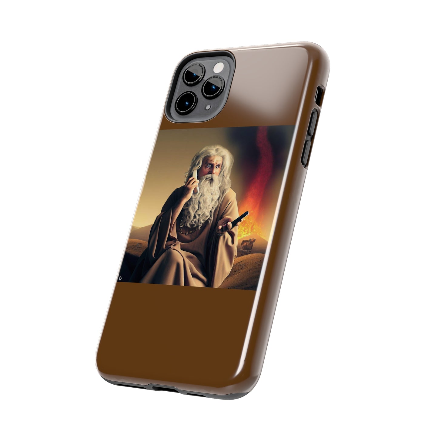 AImagination Collection iPhone Tough Case - "Warning Ignored" - The God Ball Originals by Chris Rabalais (2024)