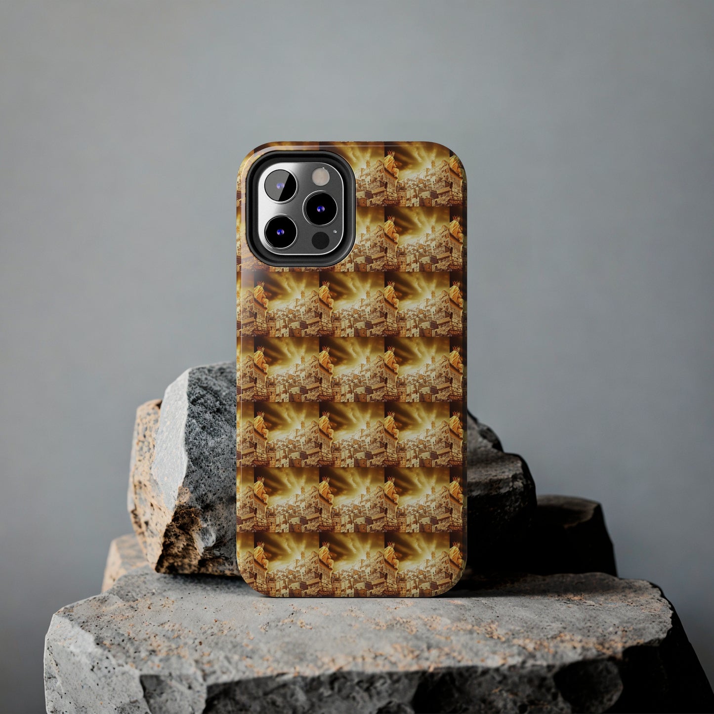AImagination Collection Apple iPhone Tough Case - "The Golden Kingdom" - The God Ball Originals by Chris Rabalais