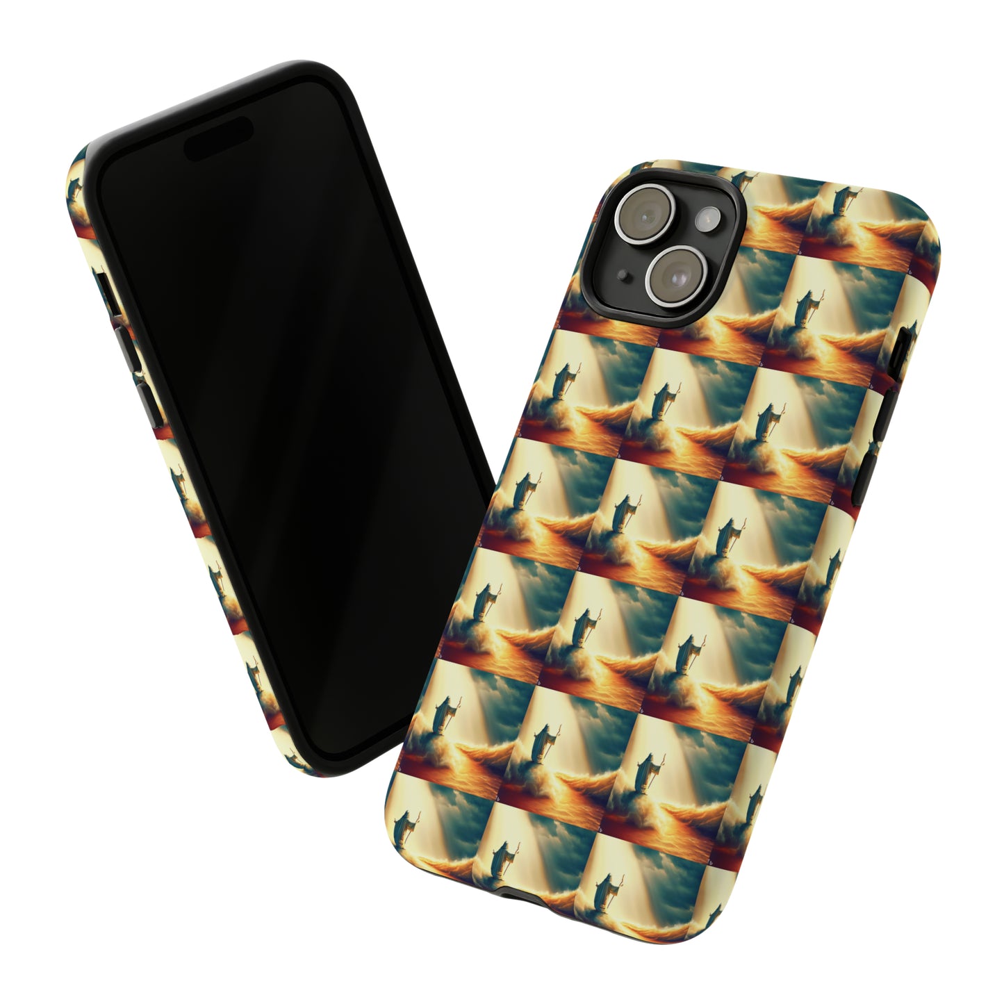 AImagination Collection iPhone Tough Case - "Parting the Sea" - The God Ball Originals by Chris Rabalais (2024)
