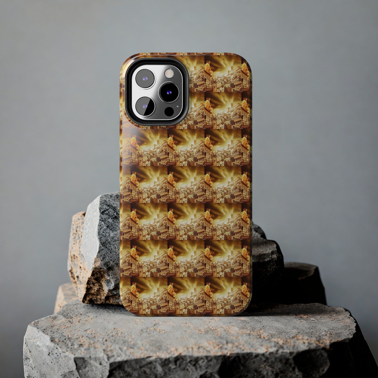 AImagination Collection Apple iPhone Tough Case - "The Golden Kingdom" - The God Ball Originals by Chris Rabalais