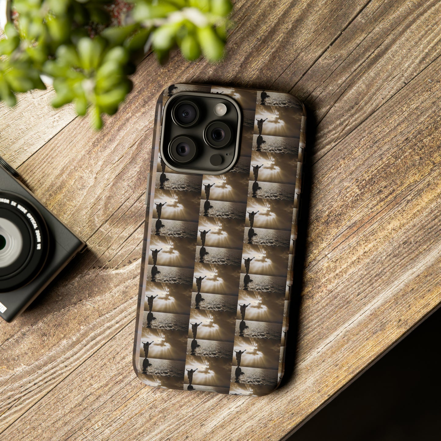 AImagination Collection iPhone Tough Case - "Here I Am" - The God Ball Originals by Chris Rabalais (2024)