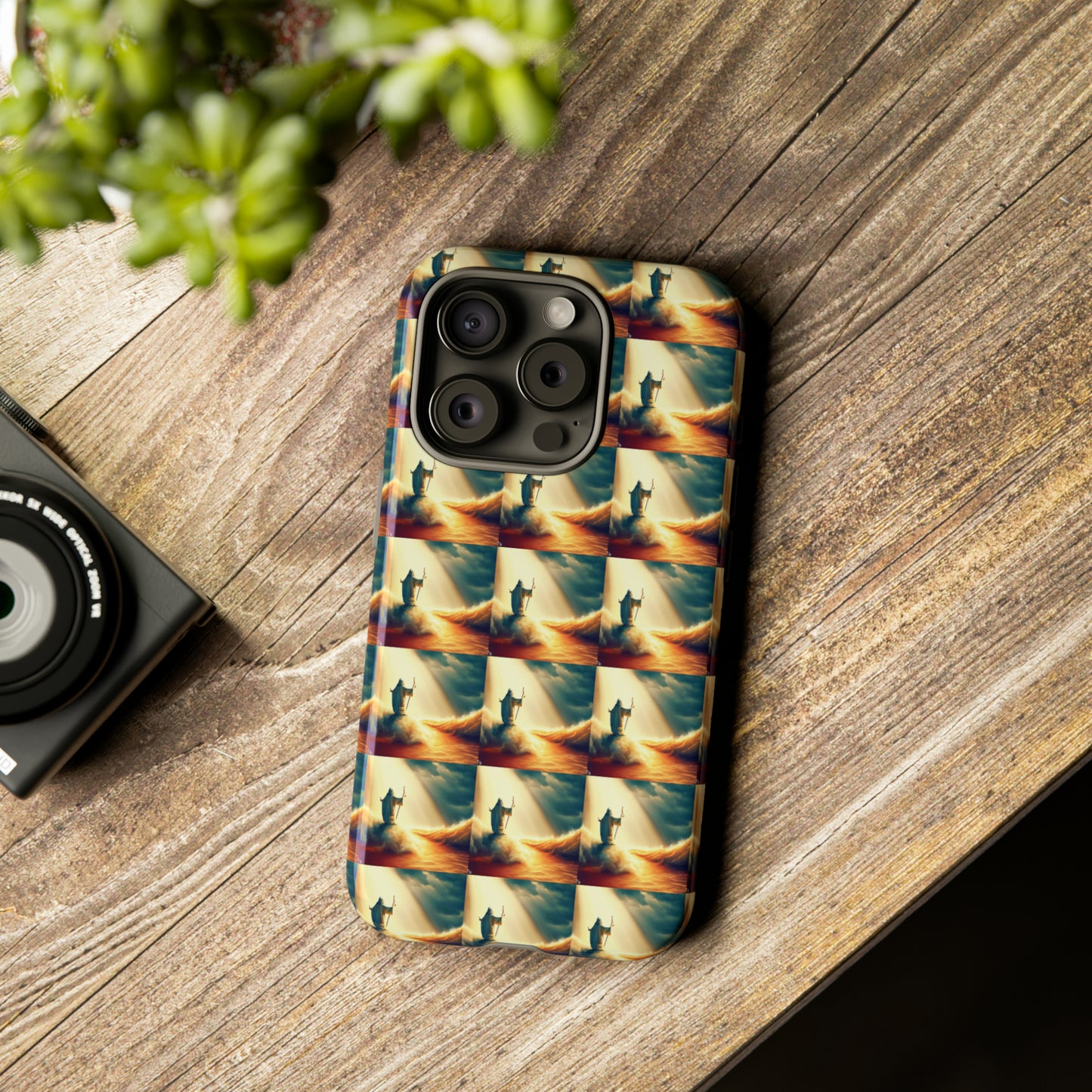 AImagination Collection iPhone Tough Case - "Parting the Sea" - The God Ball Originals by Chris Rabalais (2024)