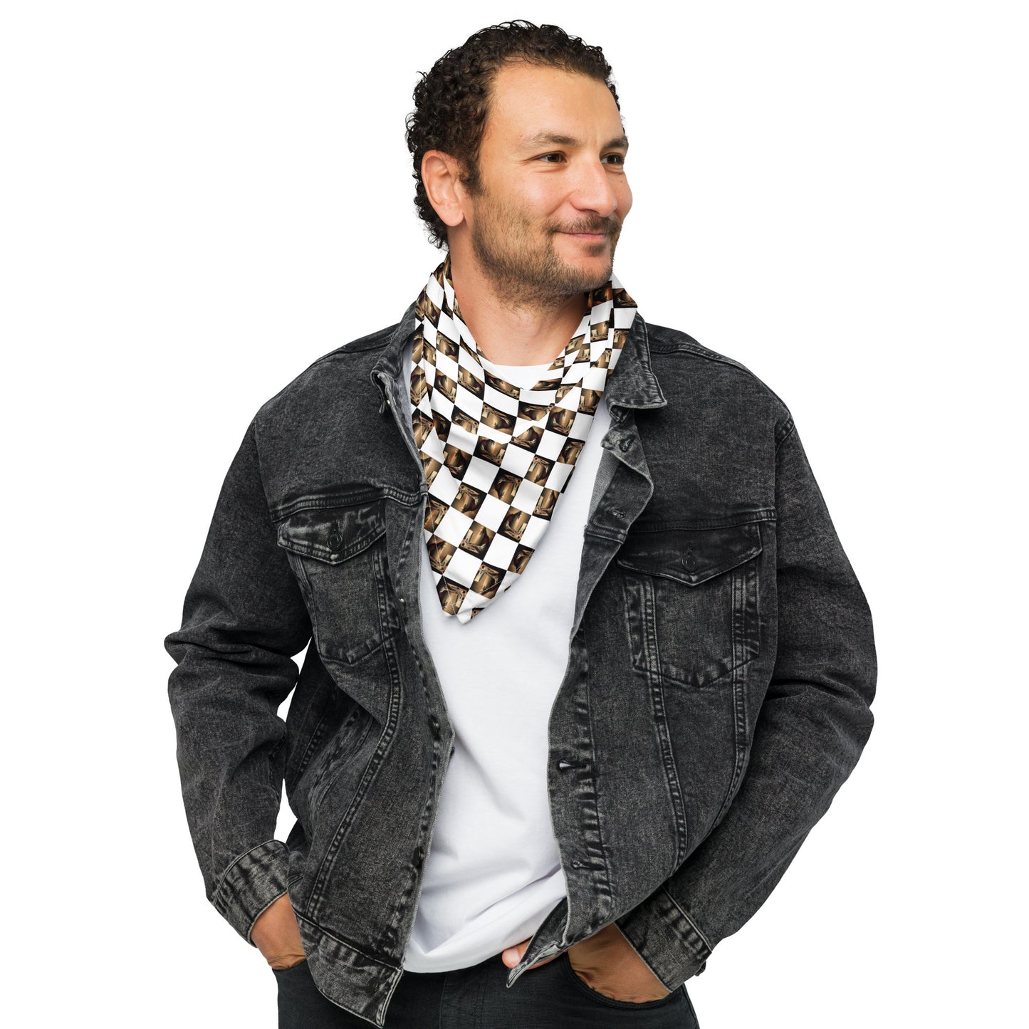 Diamond Gold Bandana (Full Print) - The God Ball Originals by Chris Rabalais (2024)