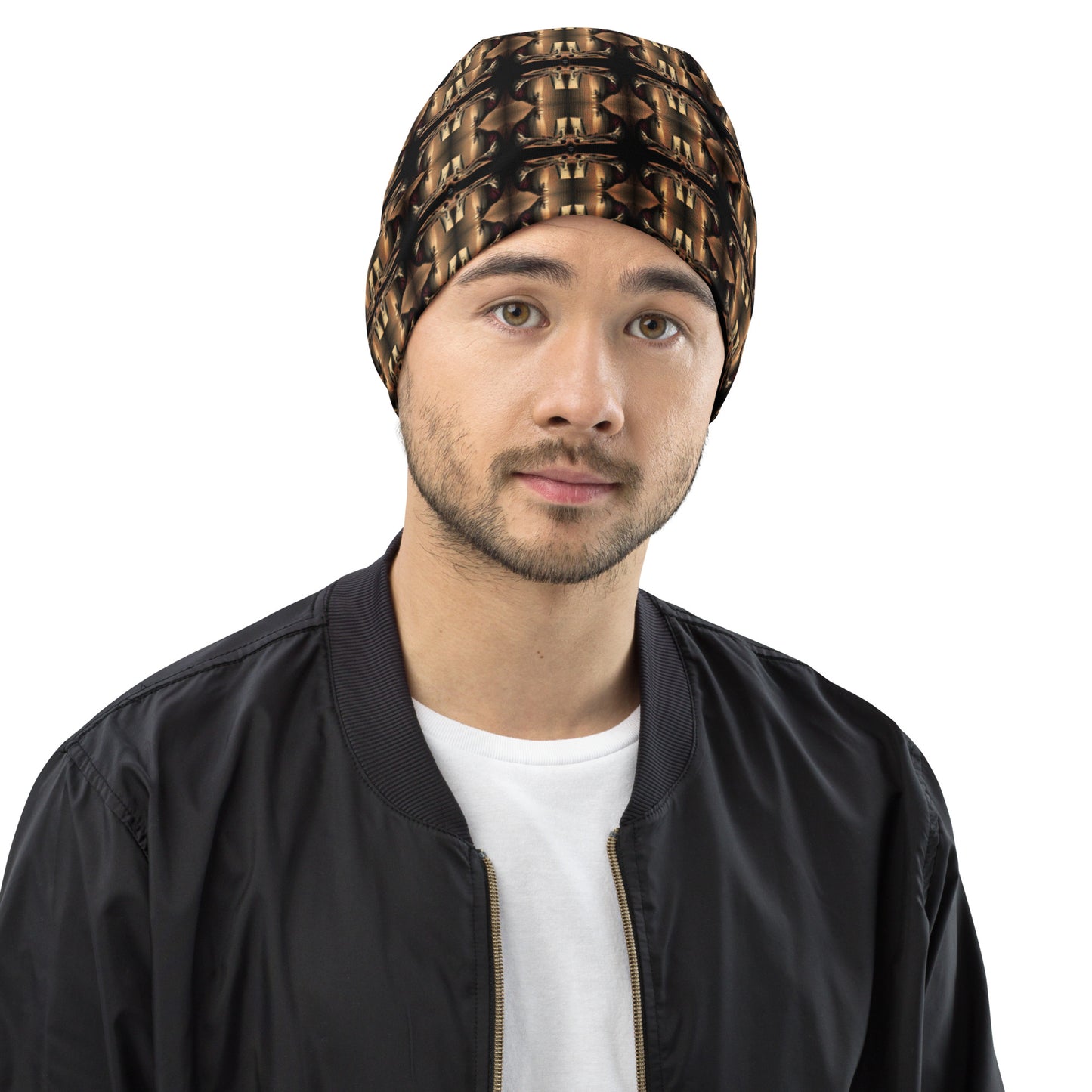 All-Over Print Beanie - The God Ball Originals by Chris Rabalais (2024)
